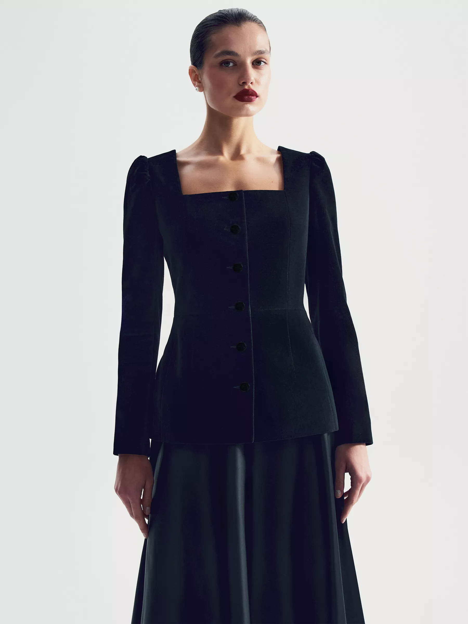 Жакет без лацканов