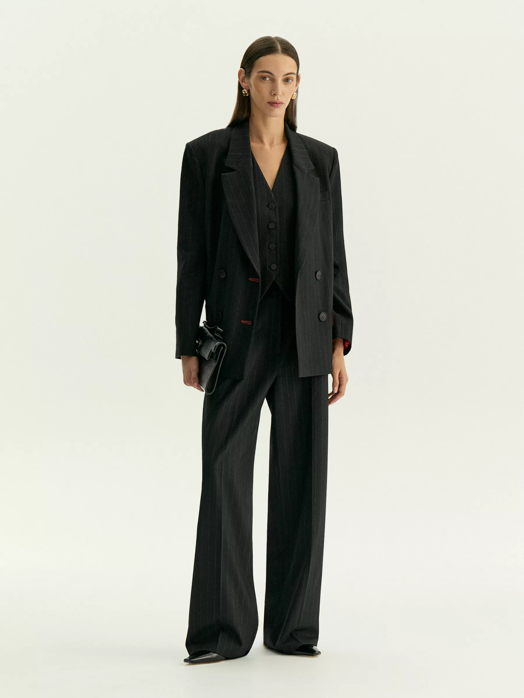 Брюки широкого кроя