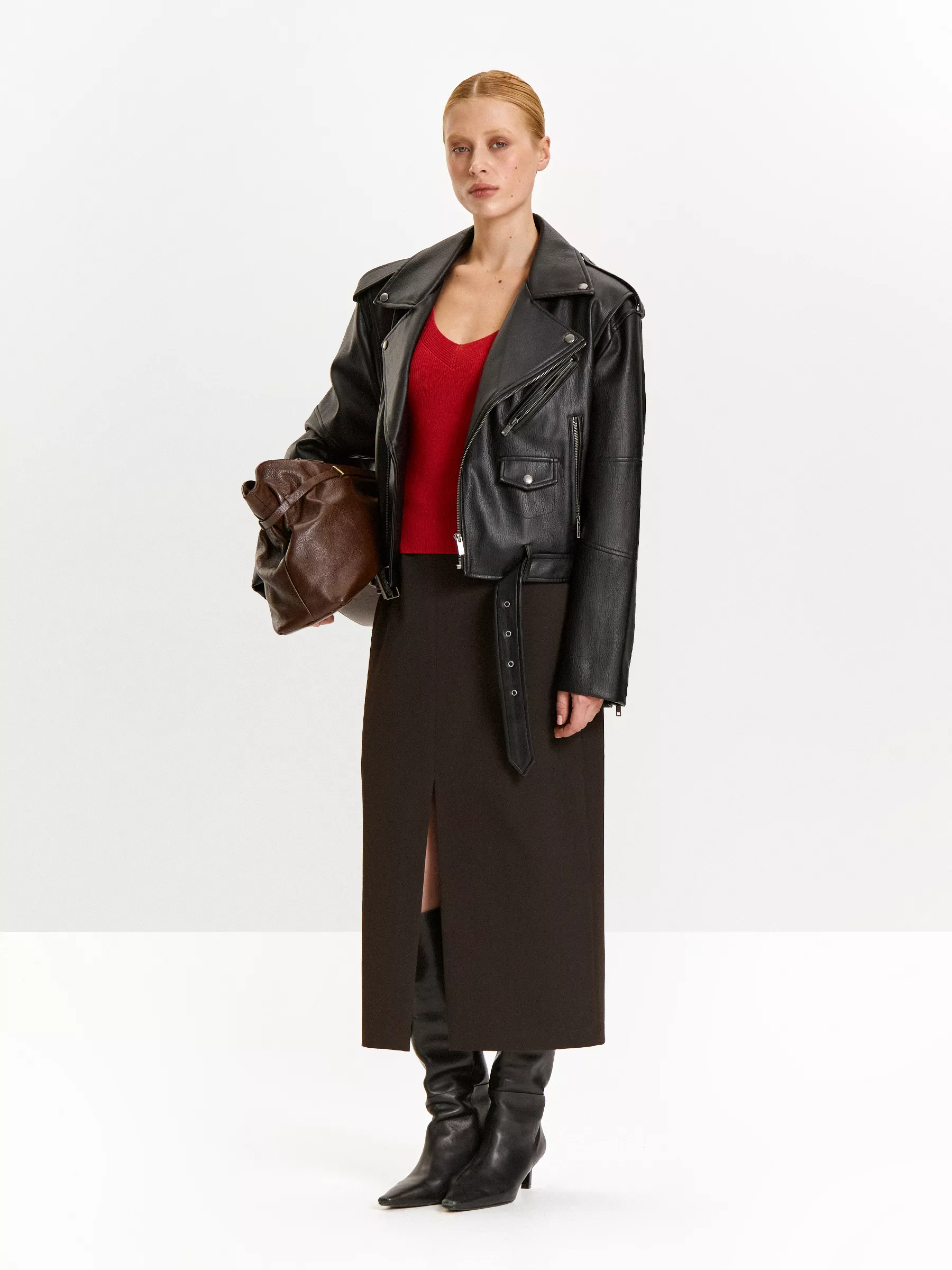 Косуха из экокожи