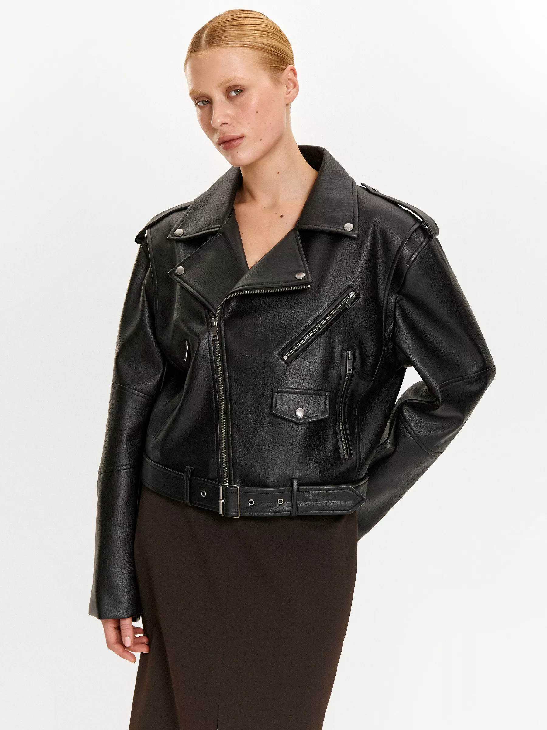 Косуха из экокожи