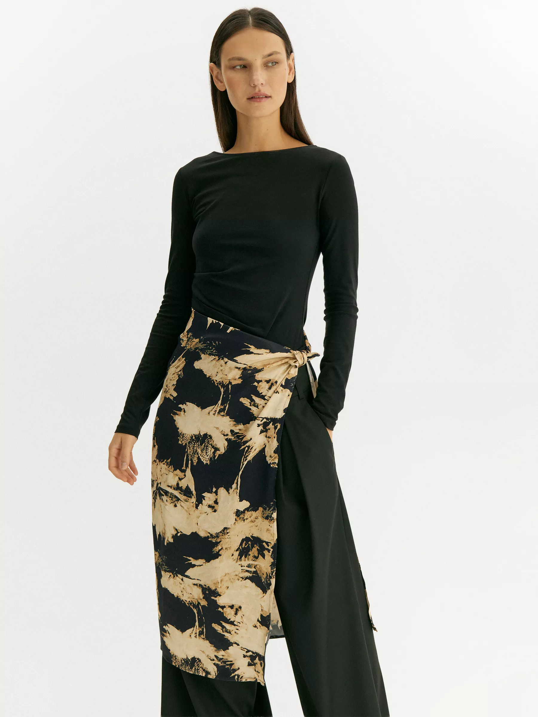 Платок с принтом