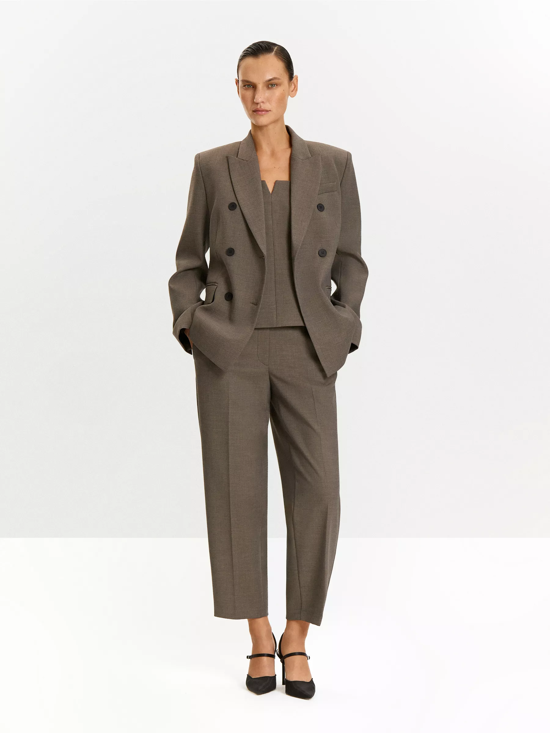 Брюки D397/choco