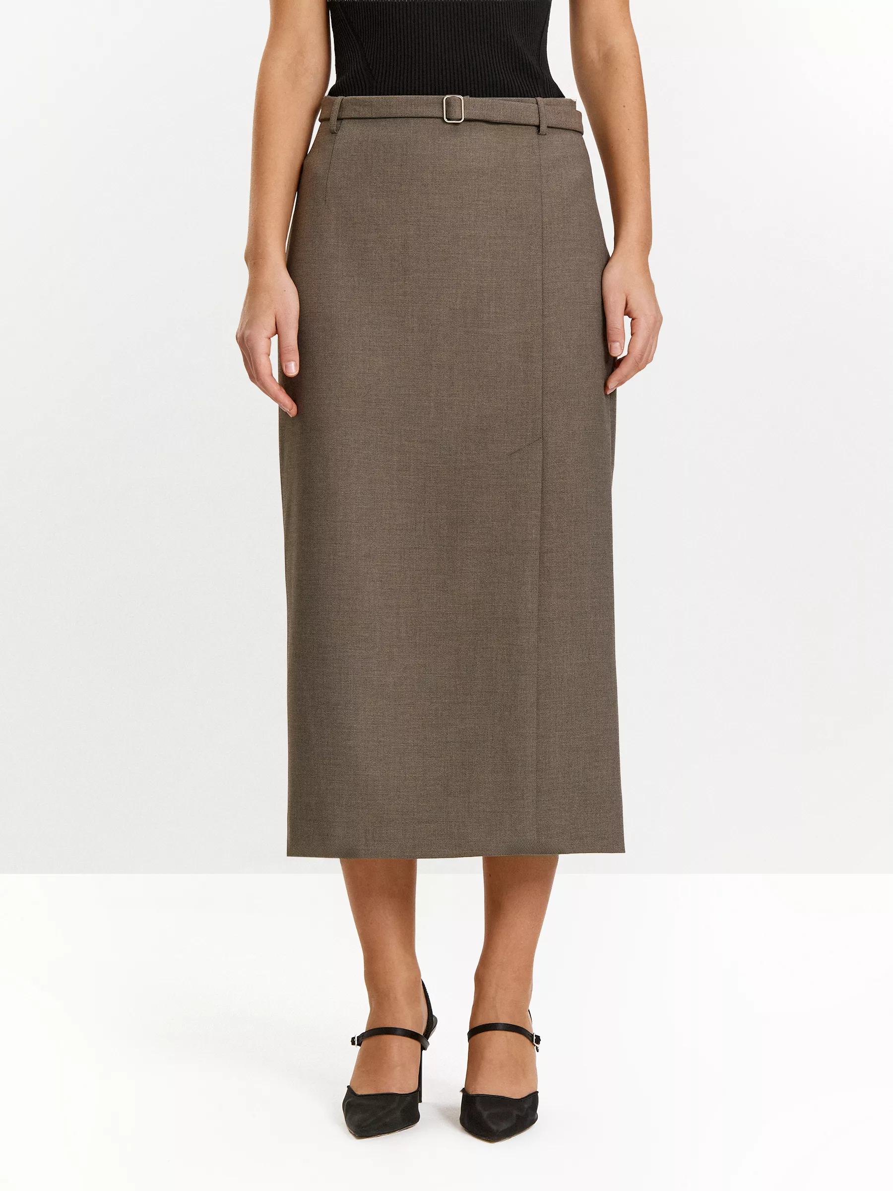 Юбка S1094/choco