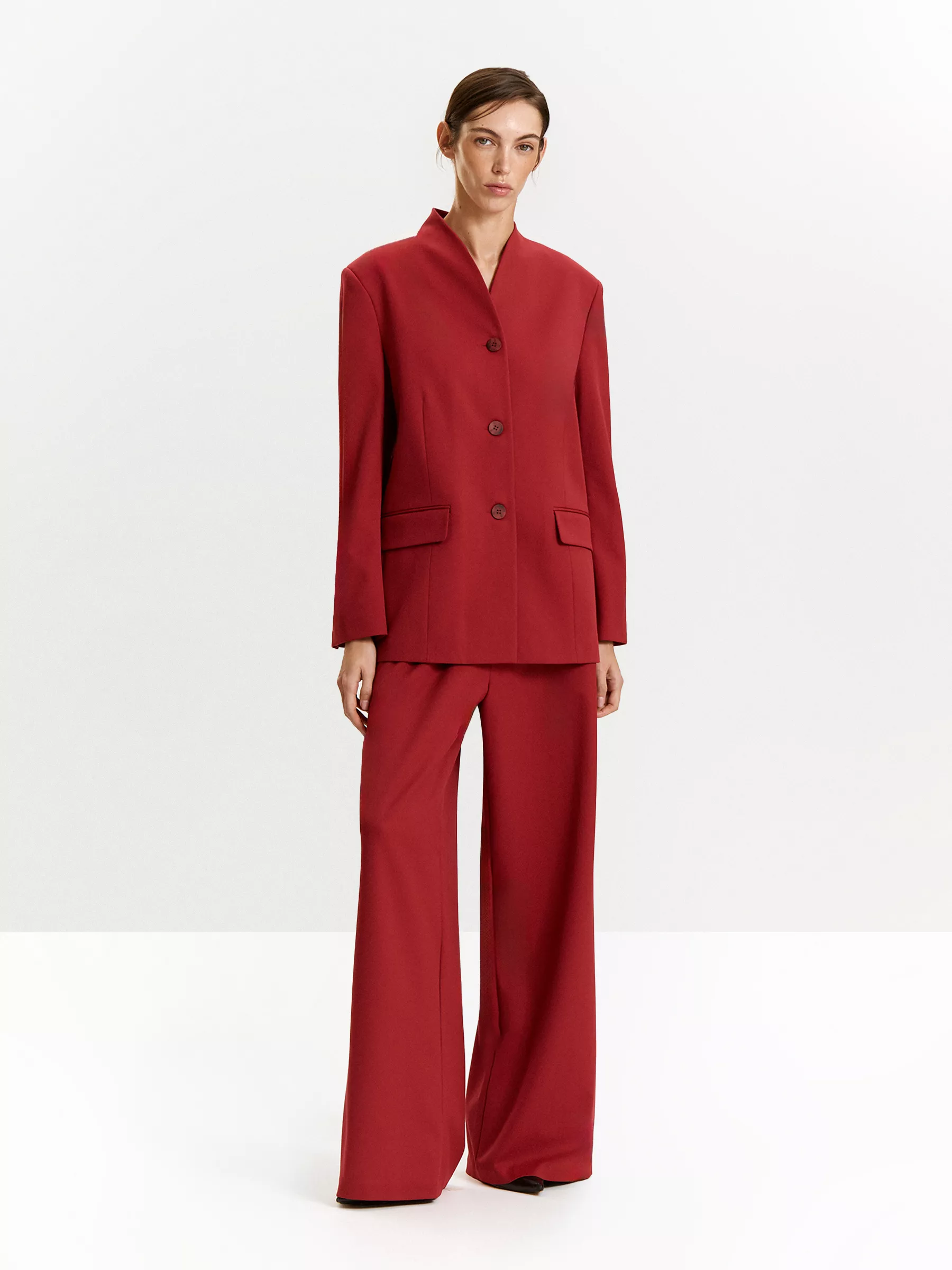 Жакет без лацканов