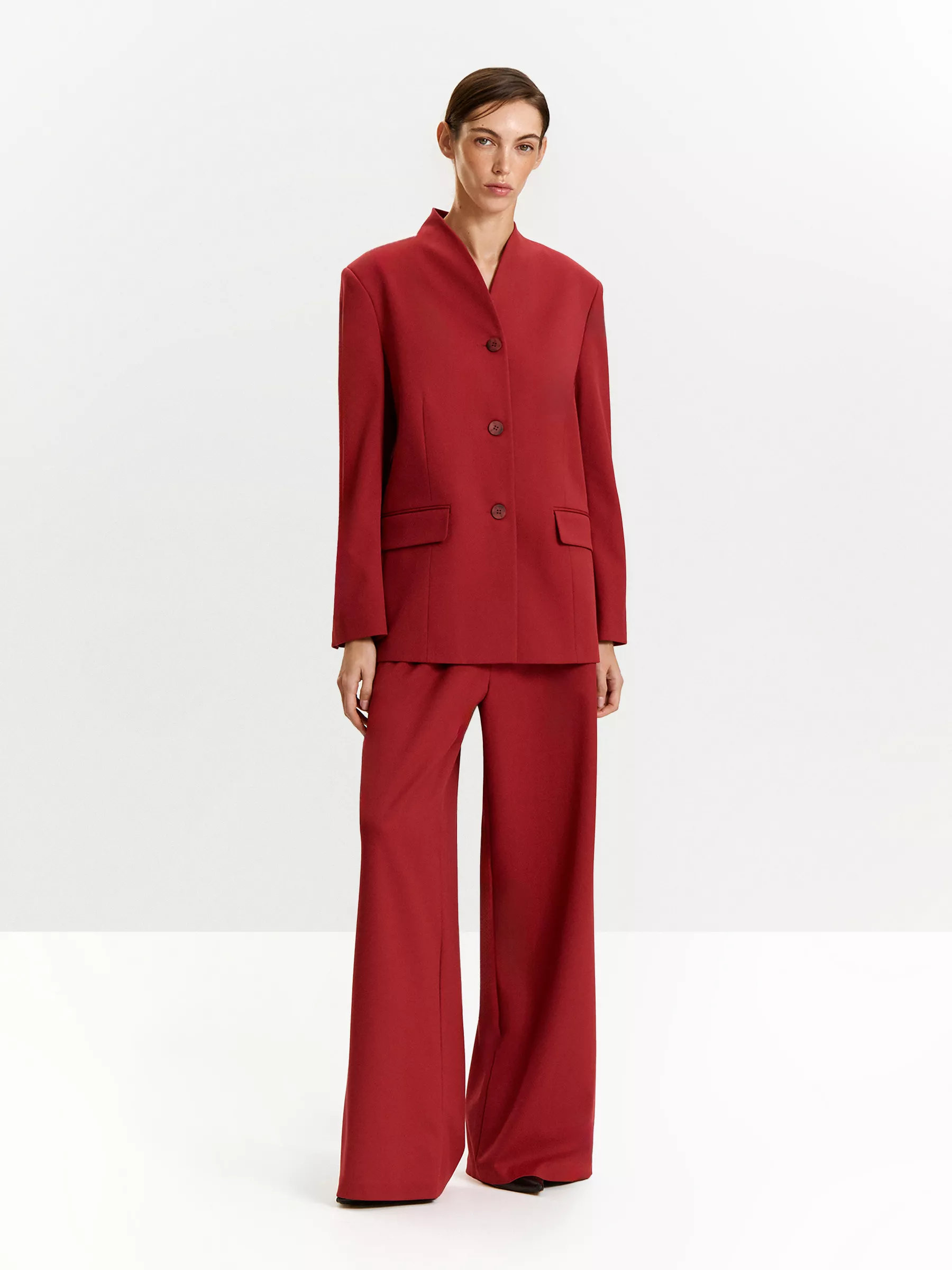 Жакет без лацканов