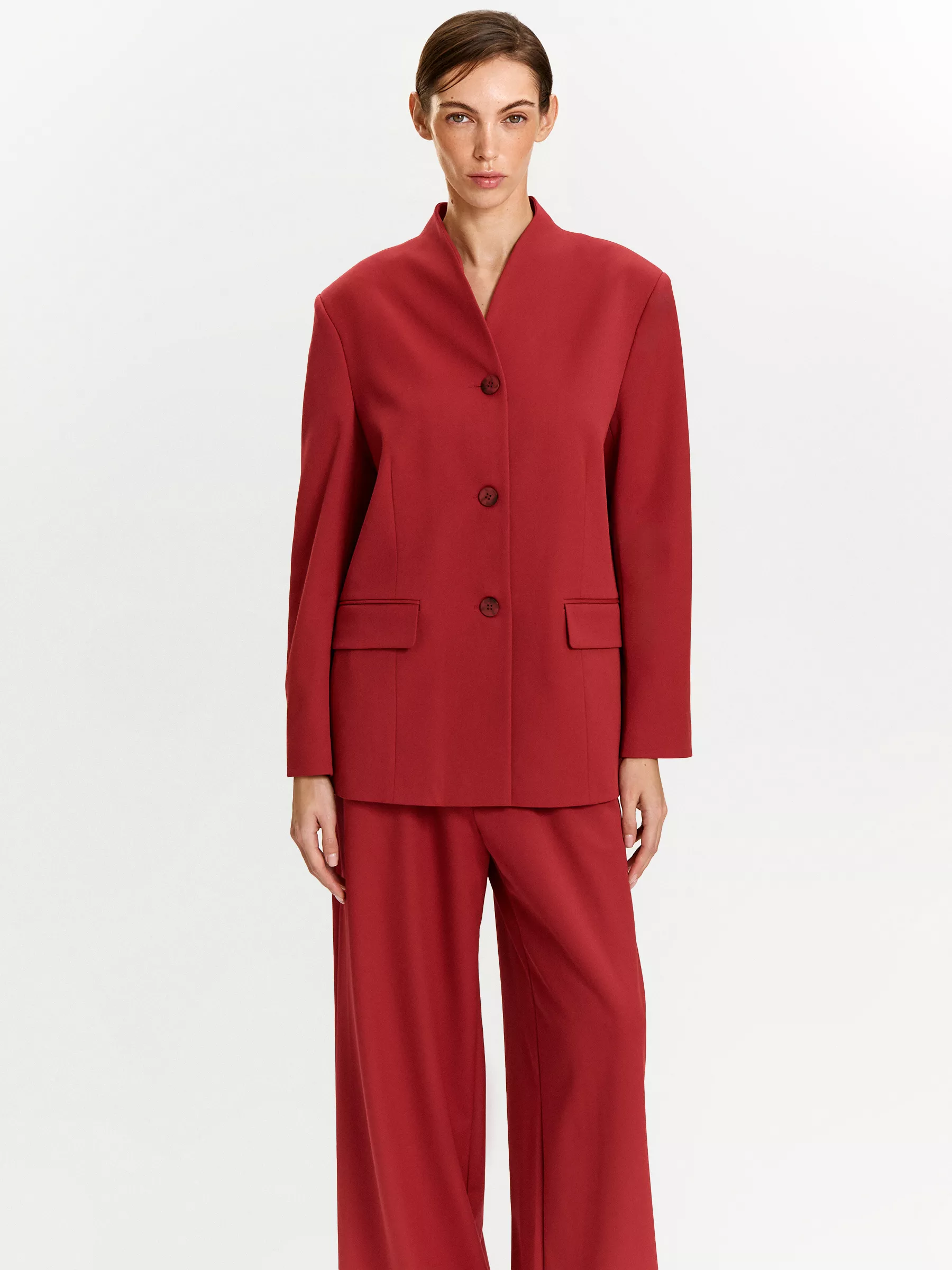 Жакет без лацканов