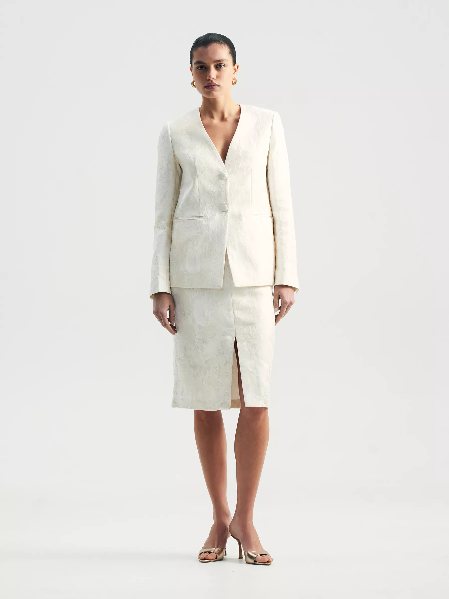 Жакет из жаккарда