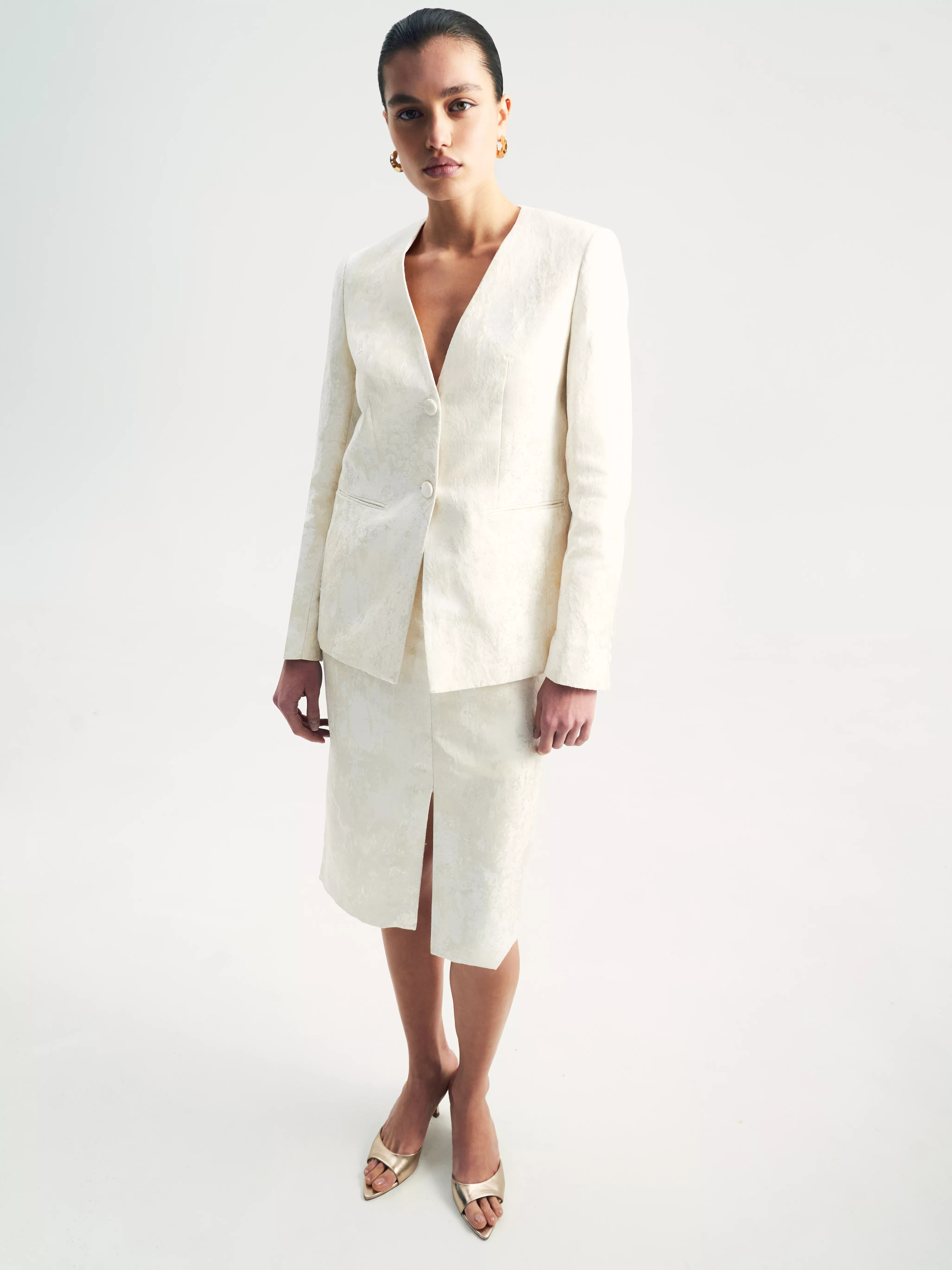 Юбка из жаккарда