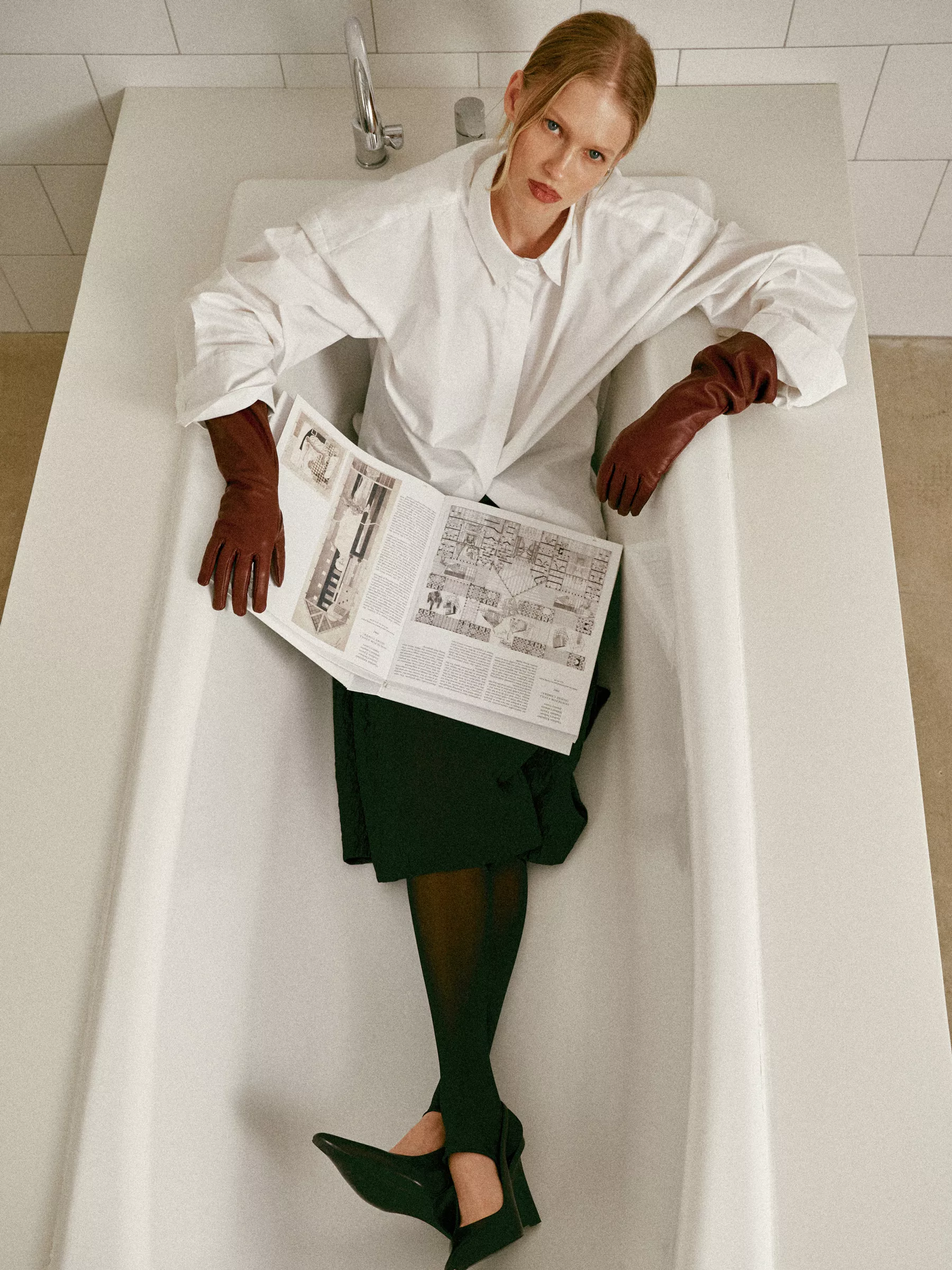 Рубашка удлиненная