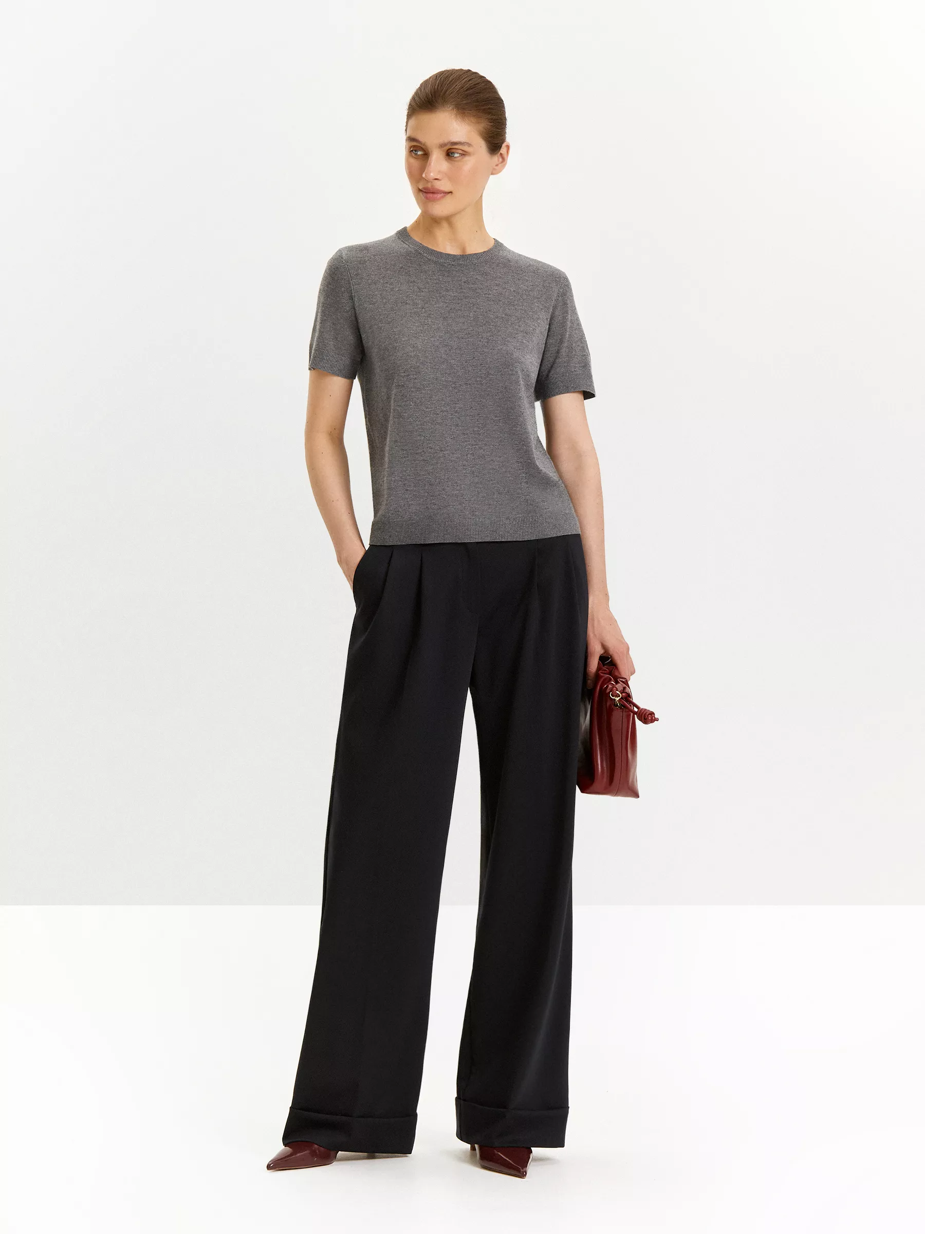 брюки широкого кроя