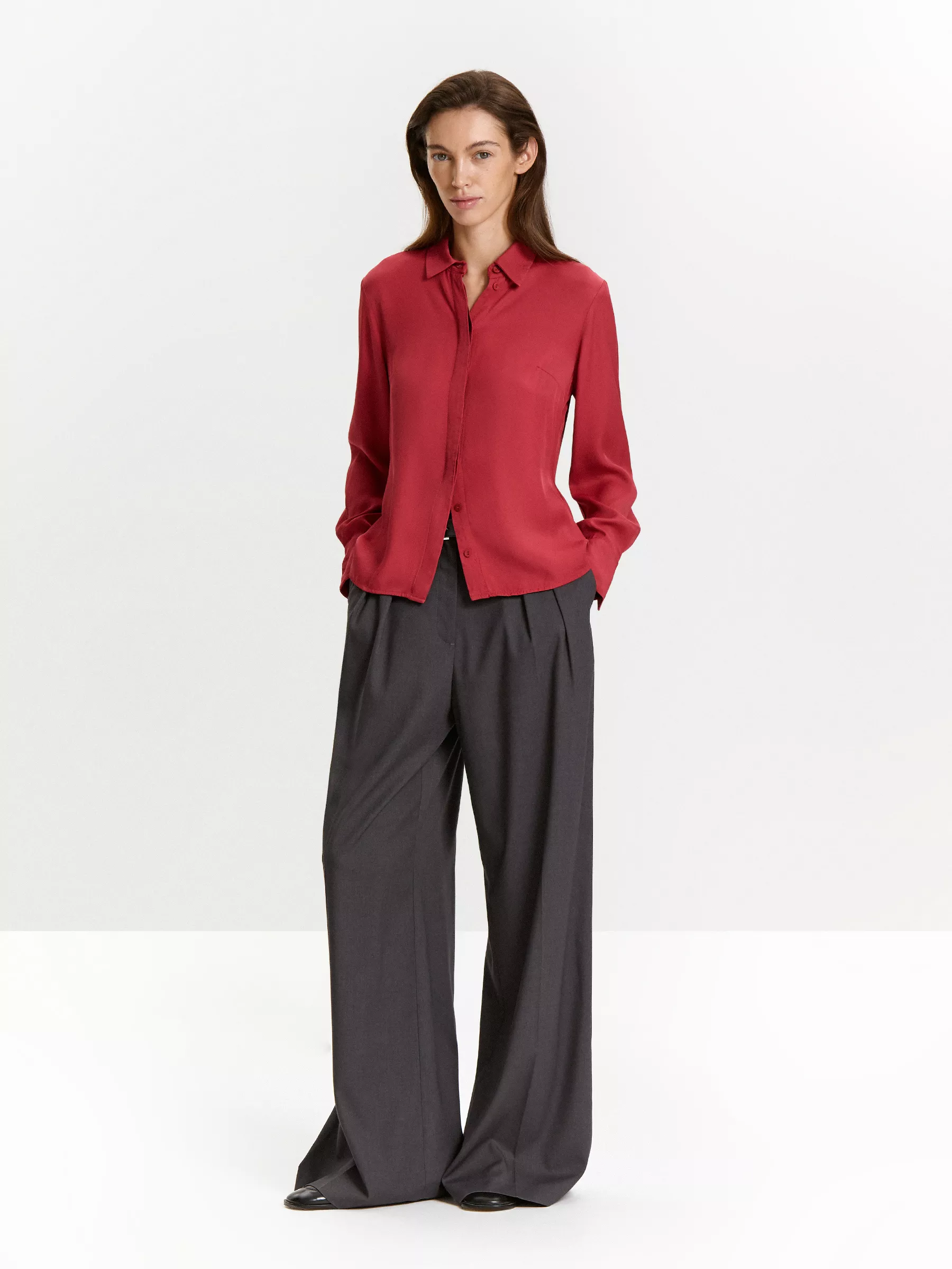 Рубашка приталенного кроя