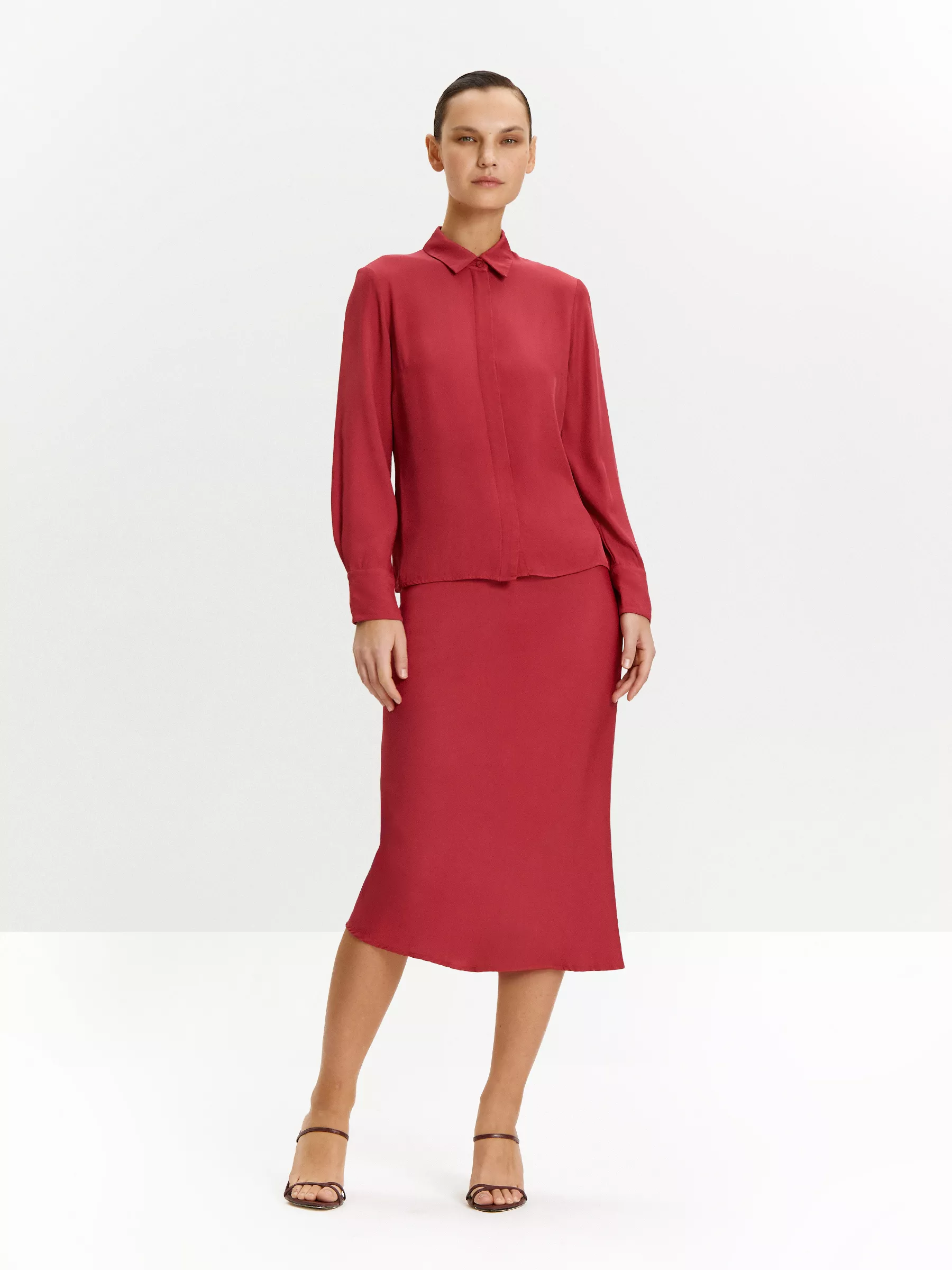 Рубашка B3249/framboise