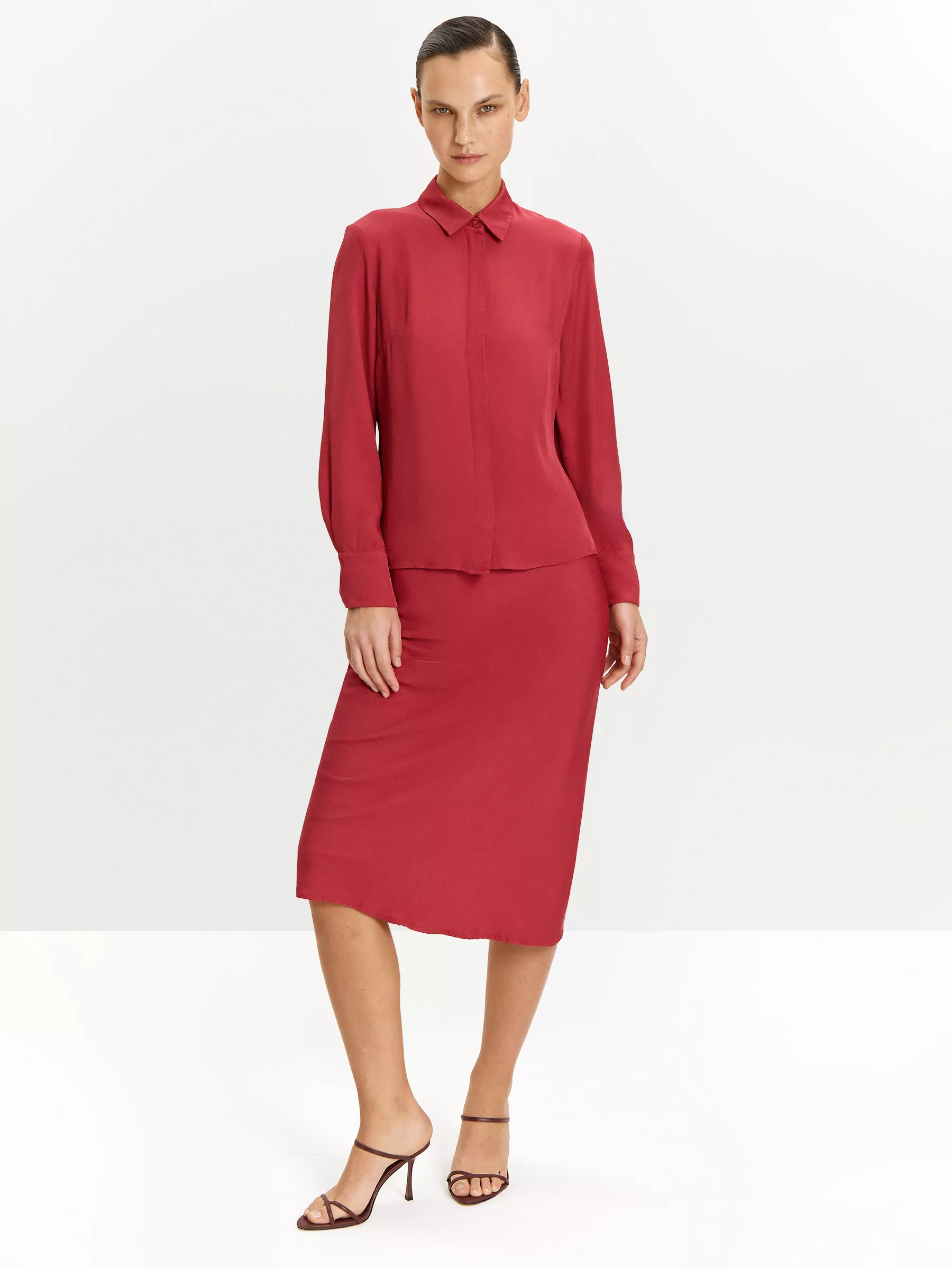 Рубашка B3249/framboise