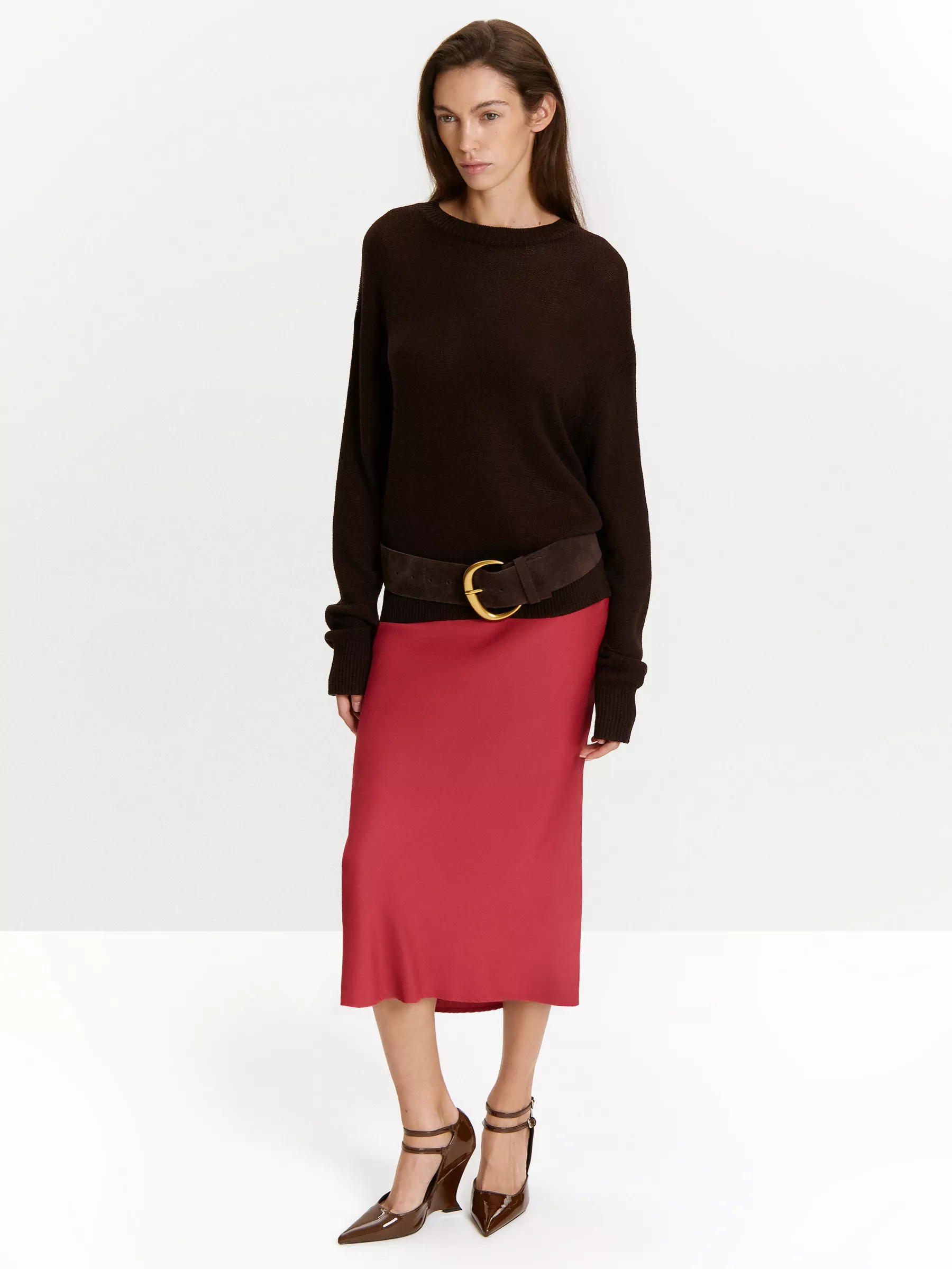 Юбка S968/framboise