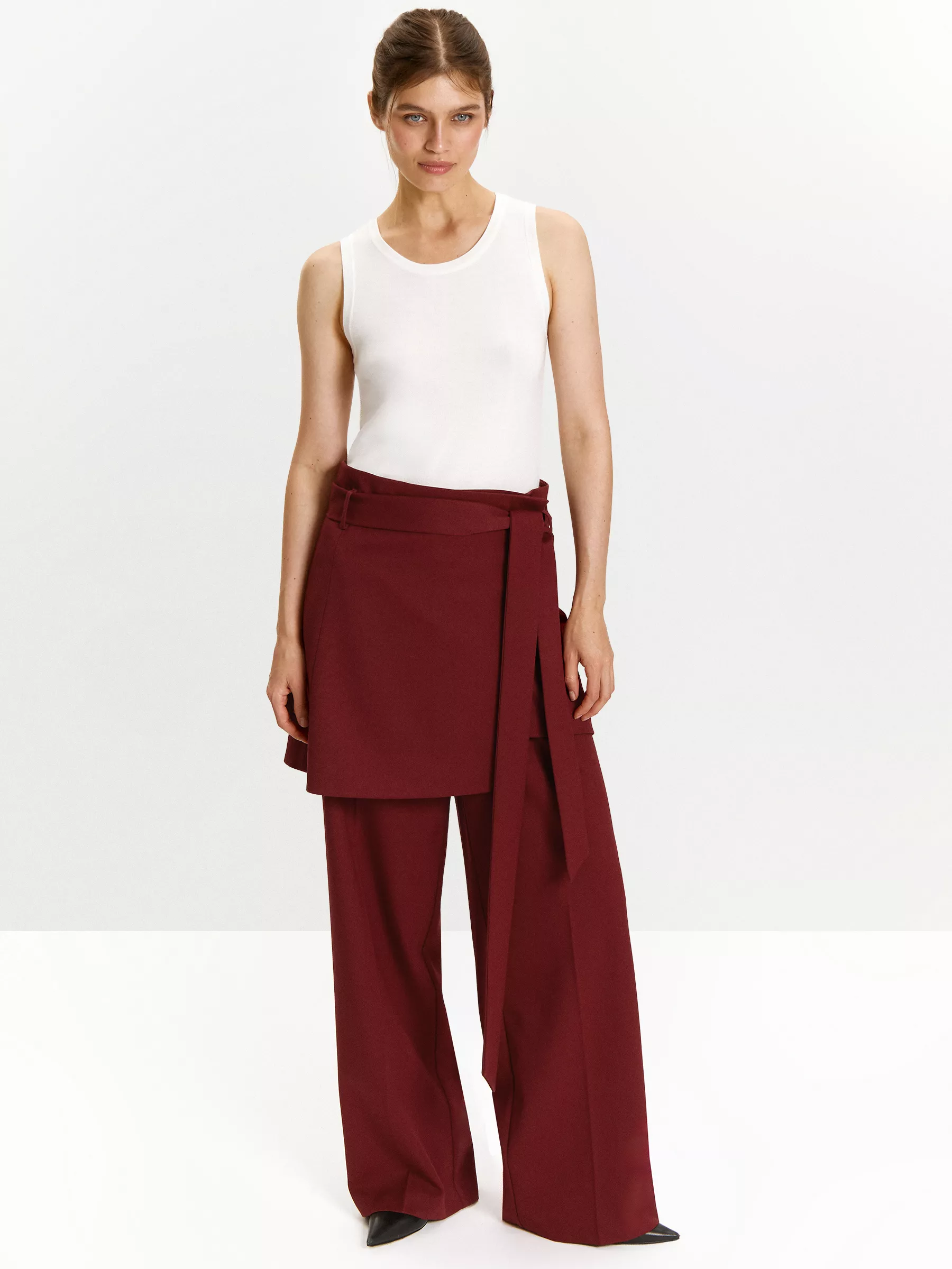 Юбка-мини с поясом