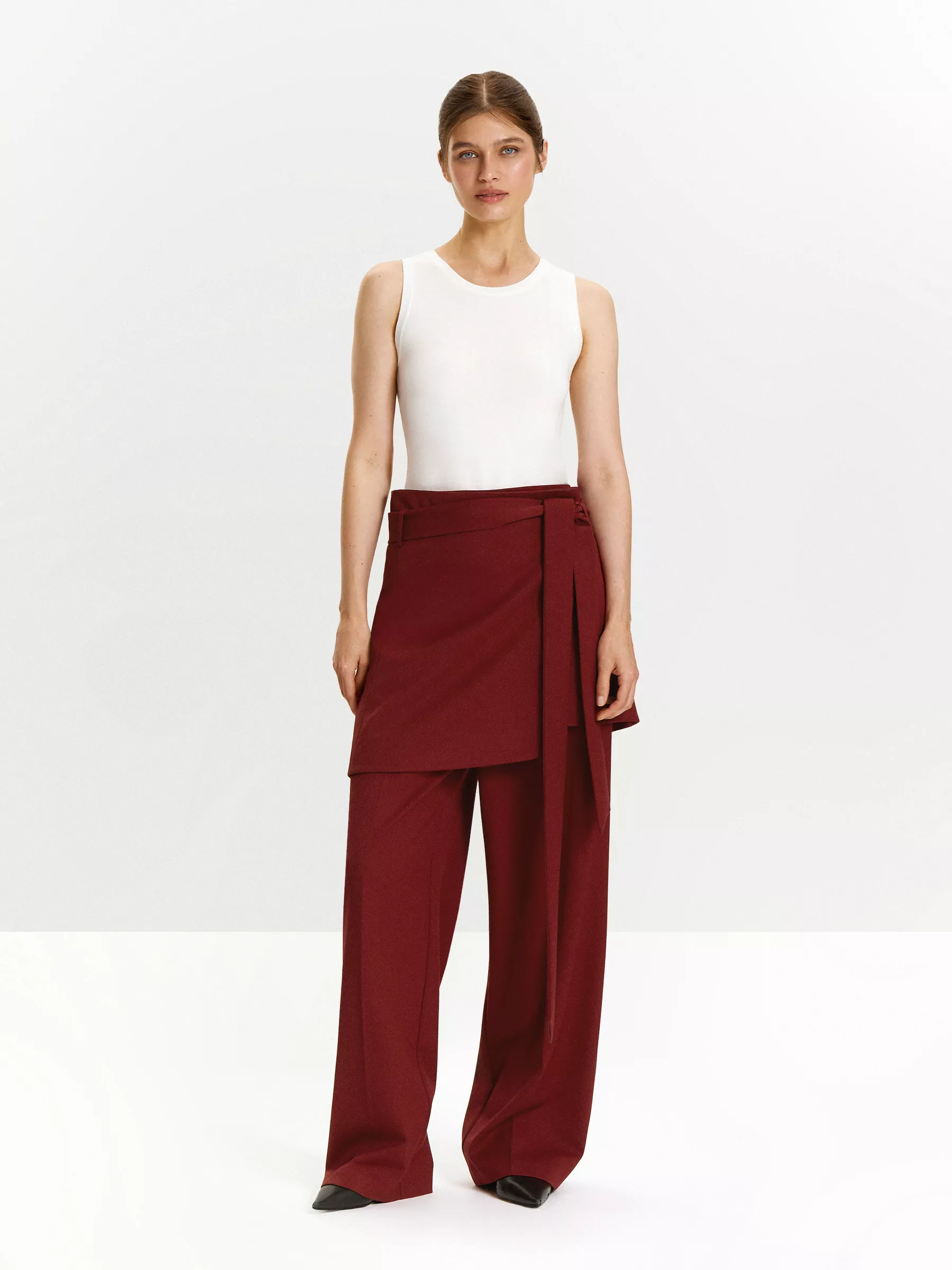 Брюки прямого кроя