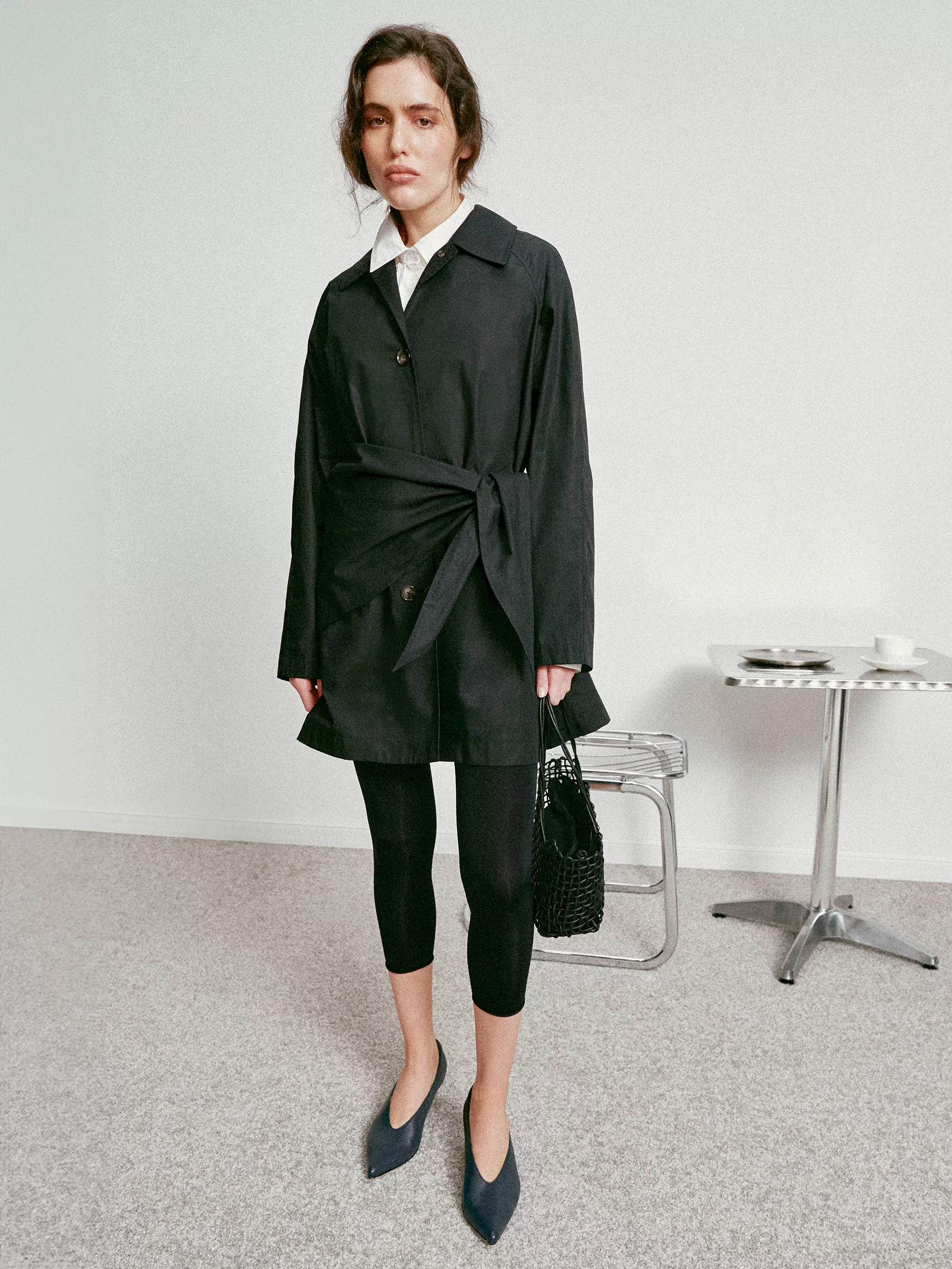 Плащ из хлопка