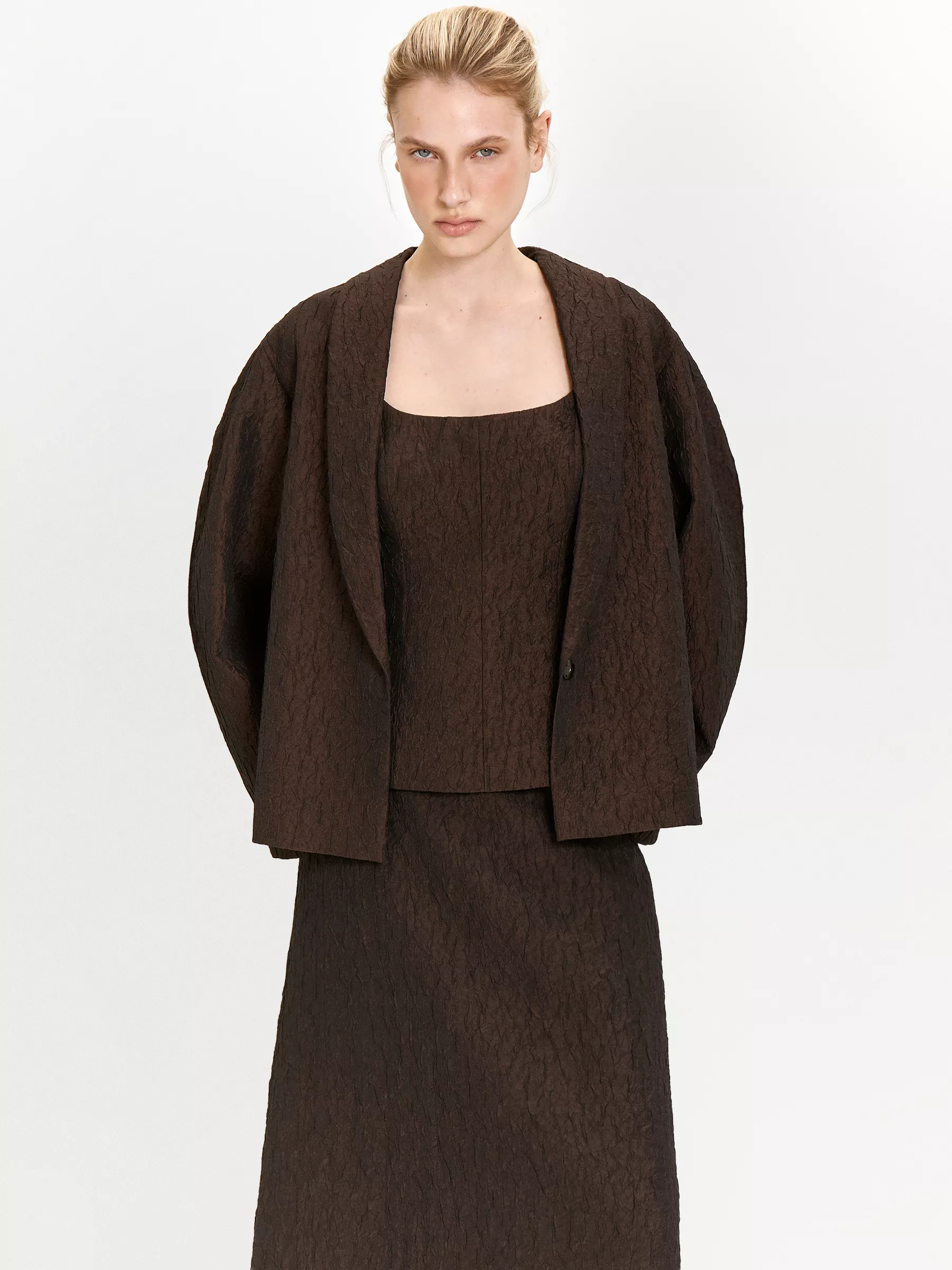 Жакет прямого кроя