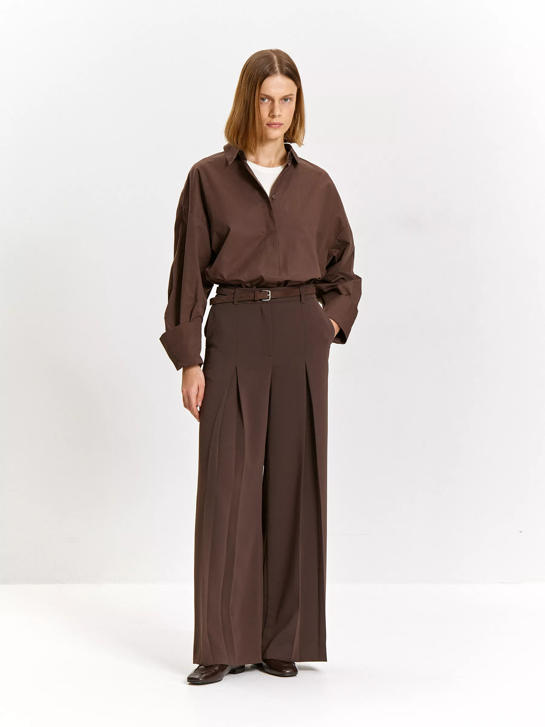 Брюки D493/brun