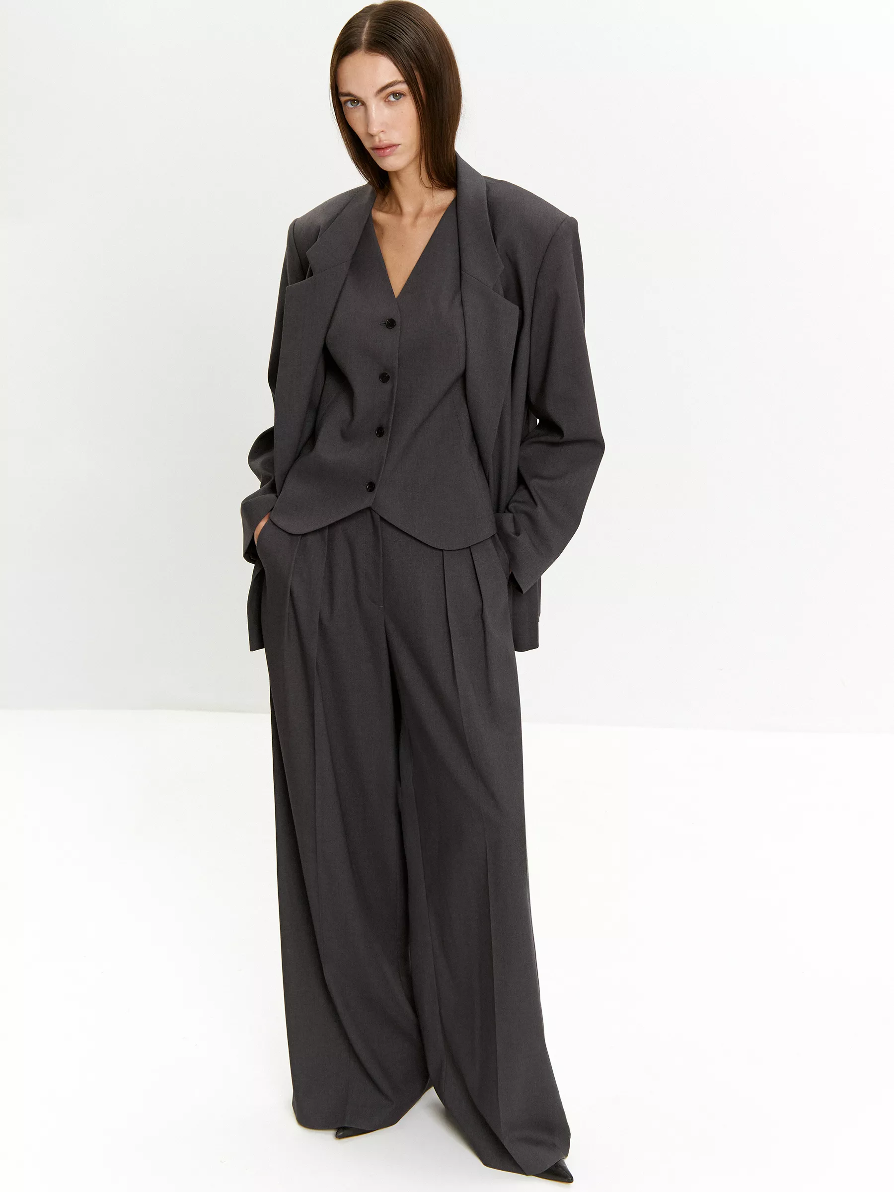 Брюки D452/meringue