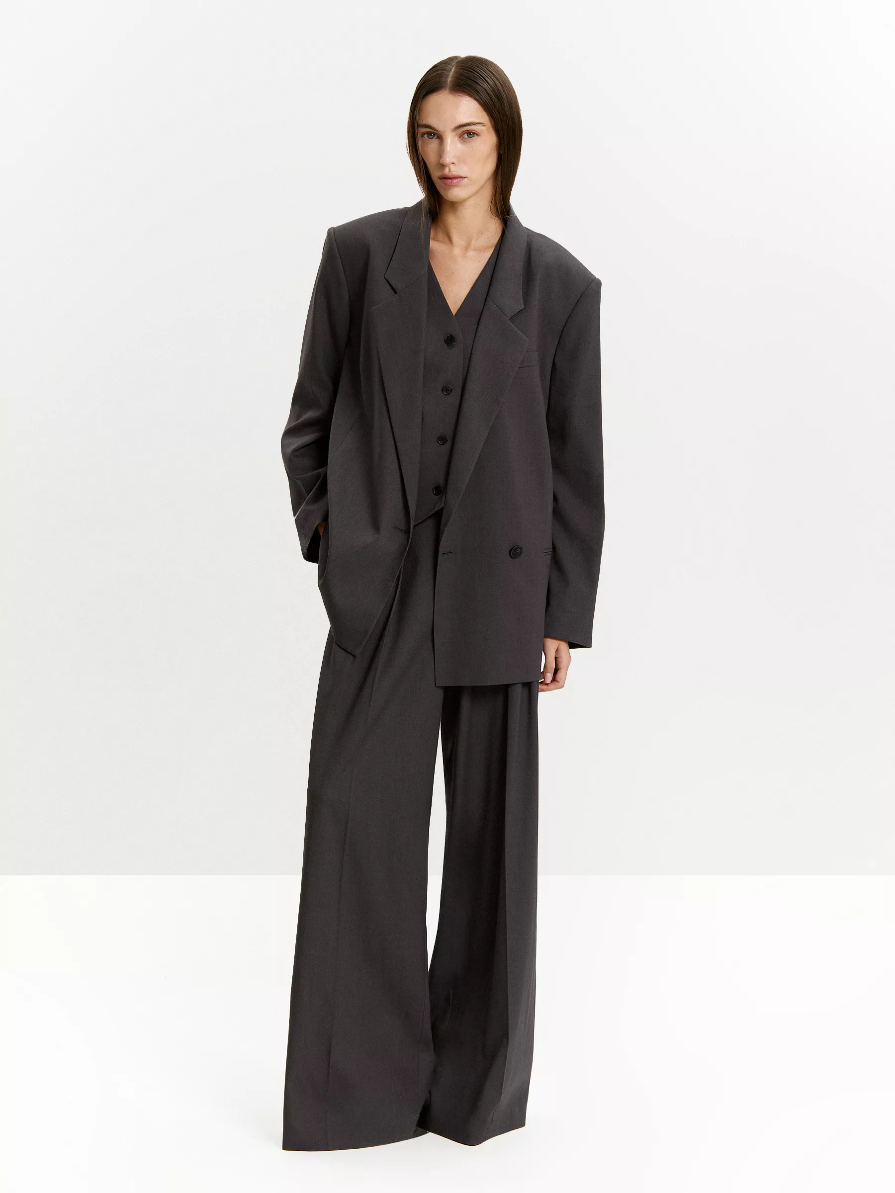 Брюки D452/meringue