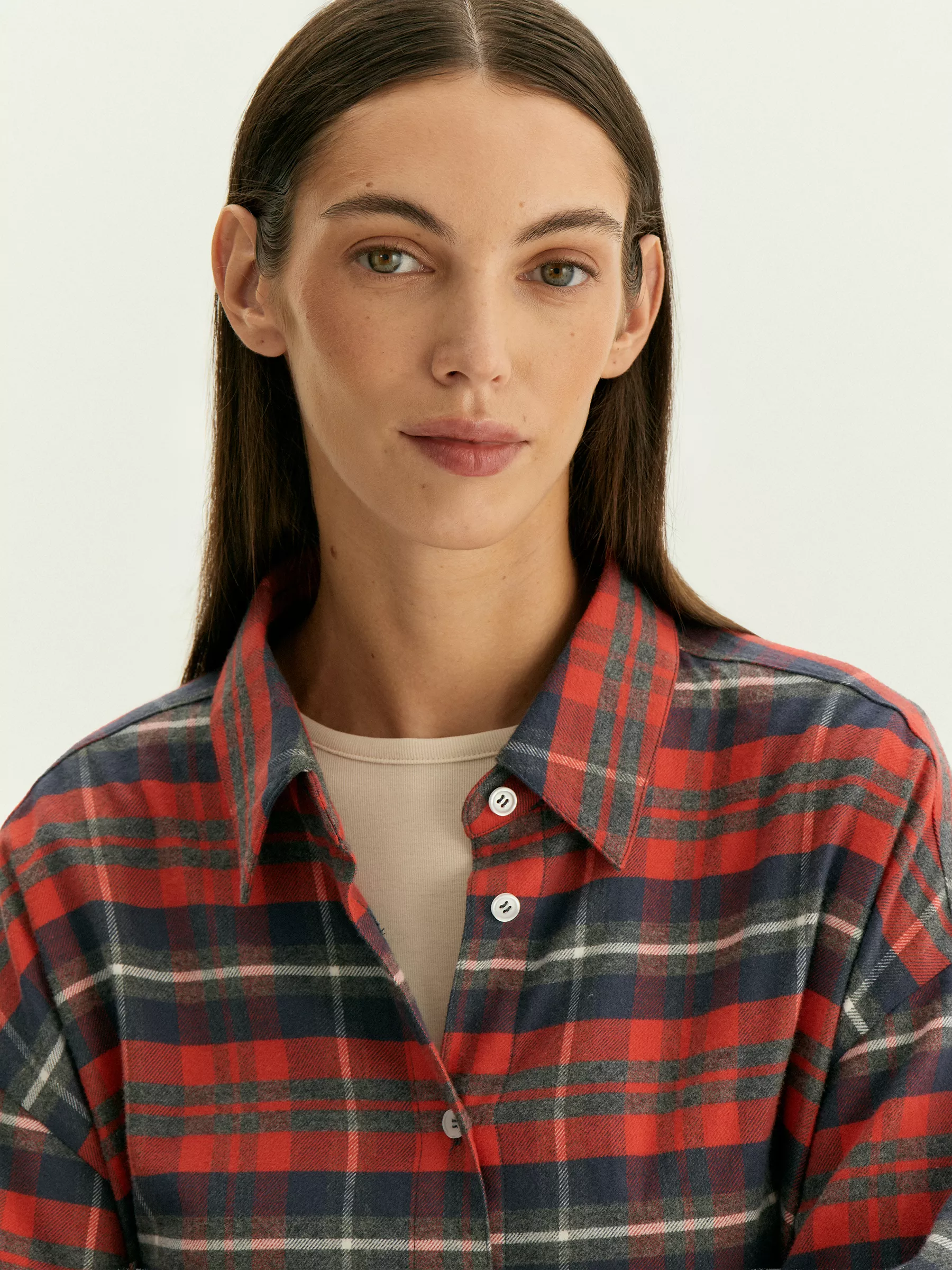 Рубашка B3312/rubicund