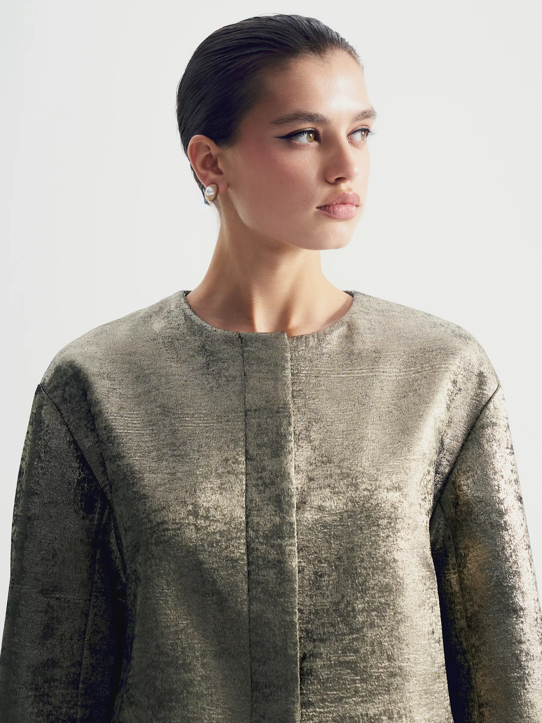 Жакет прямого кроя