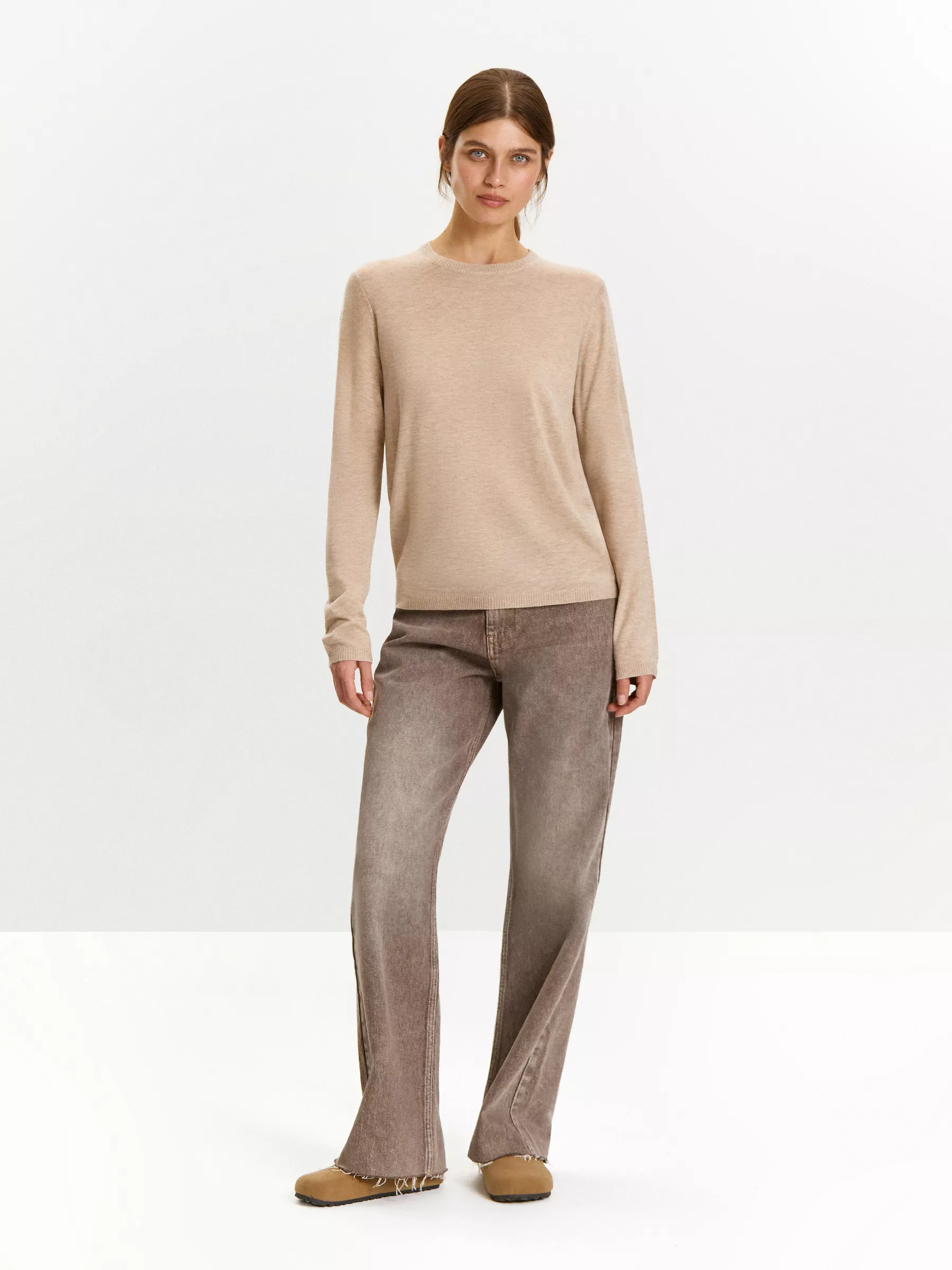 Джемпер с содержанием шерсти