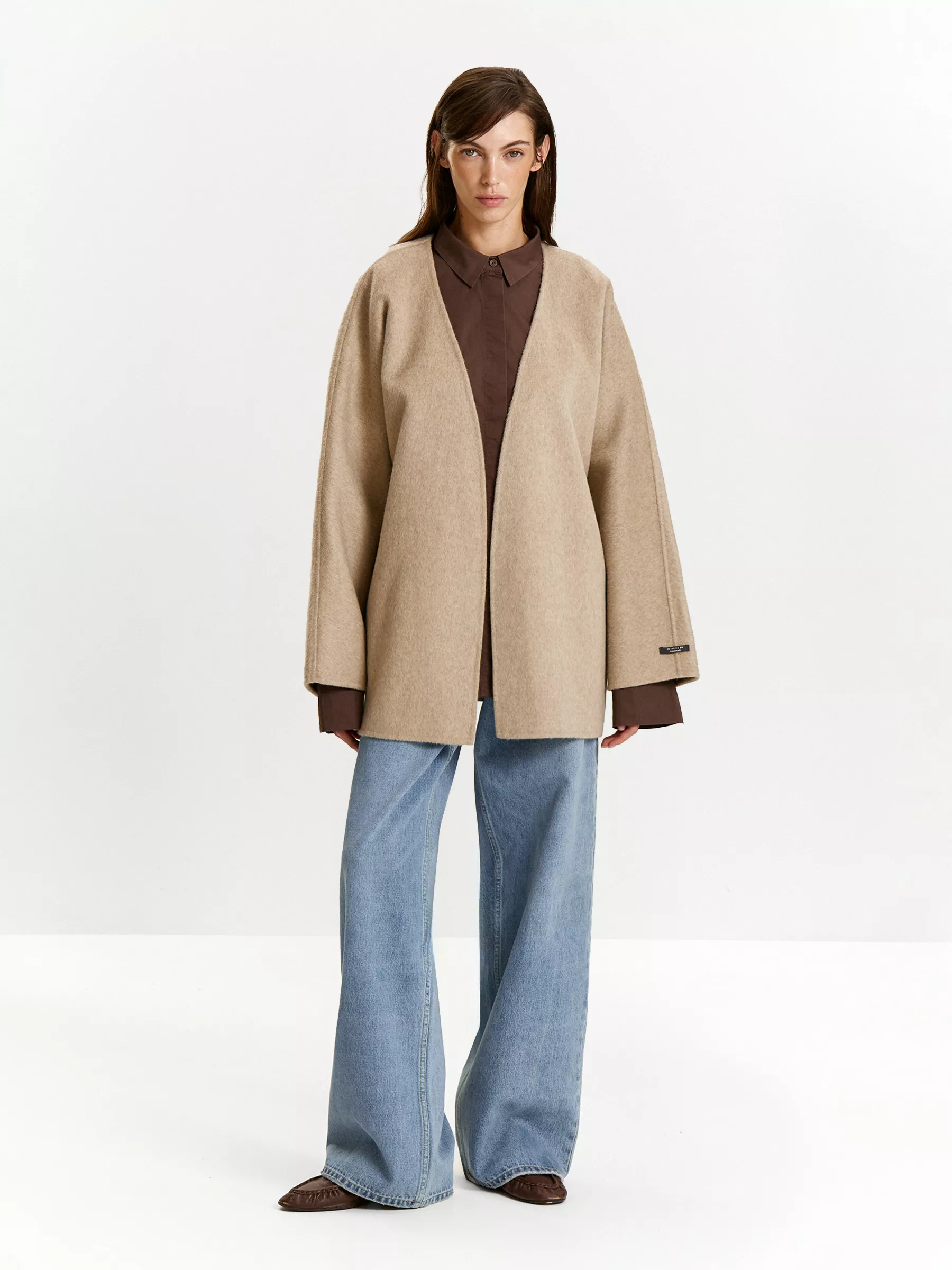 Полупальто из шерсти