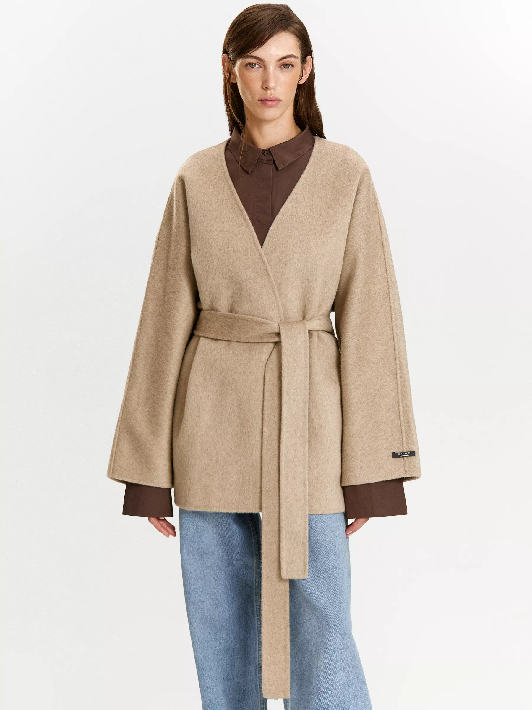 Полупальто из шерсти