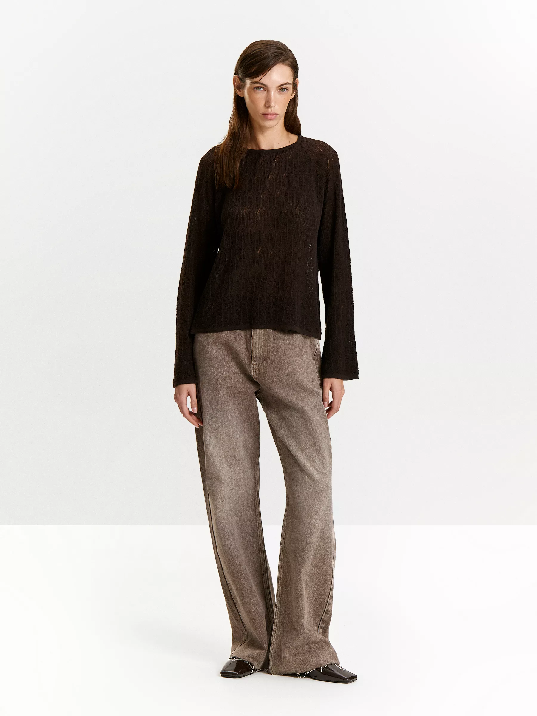 Лонгслив B3278/ristretto