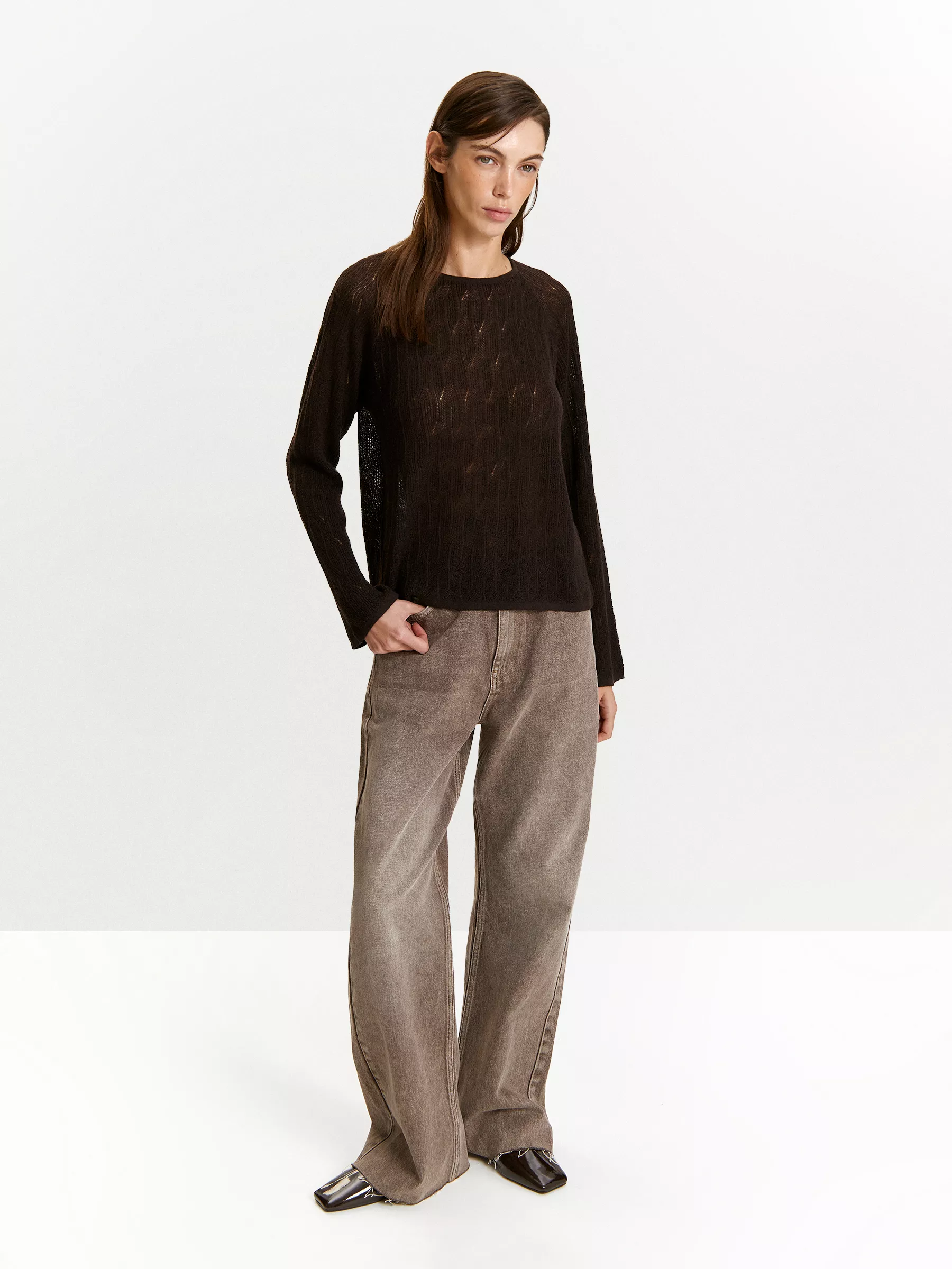 Лонгслив B3278/ristretto