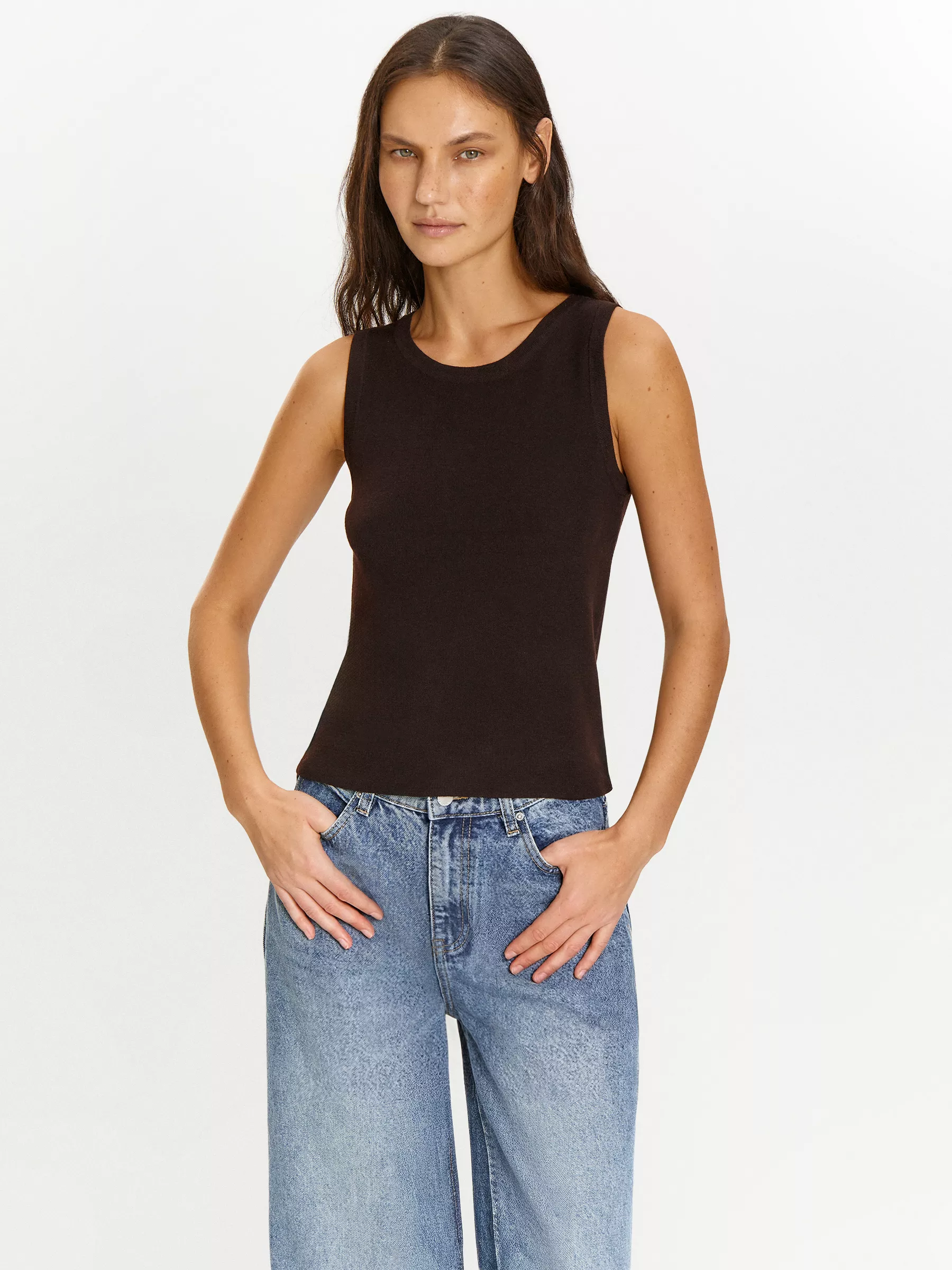 Топ с содержанием шерсти