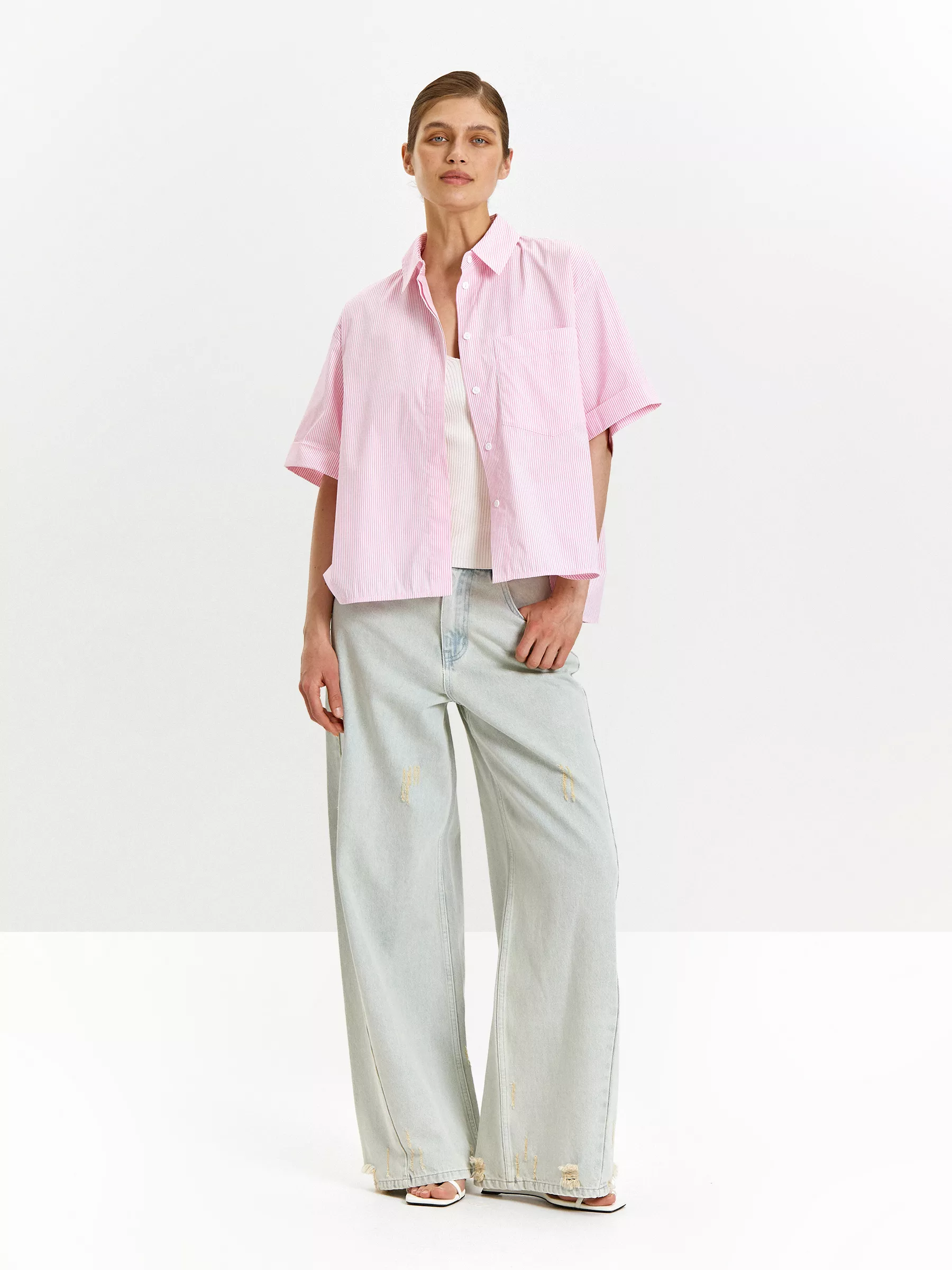 Рубашка в полоску