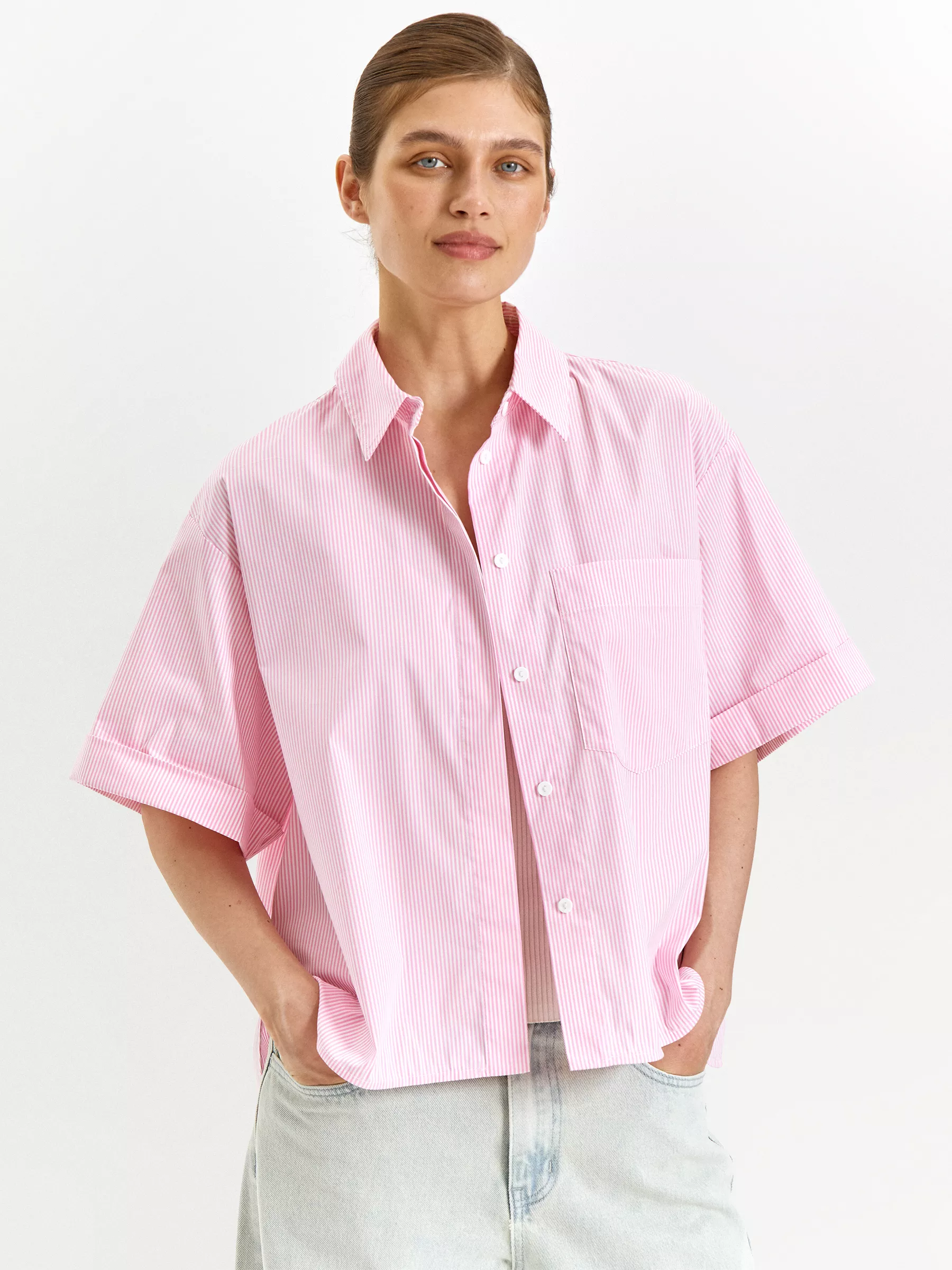 Рубашка в полоску