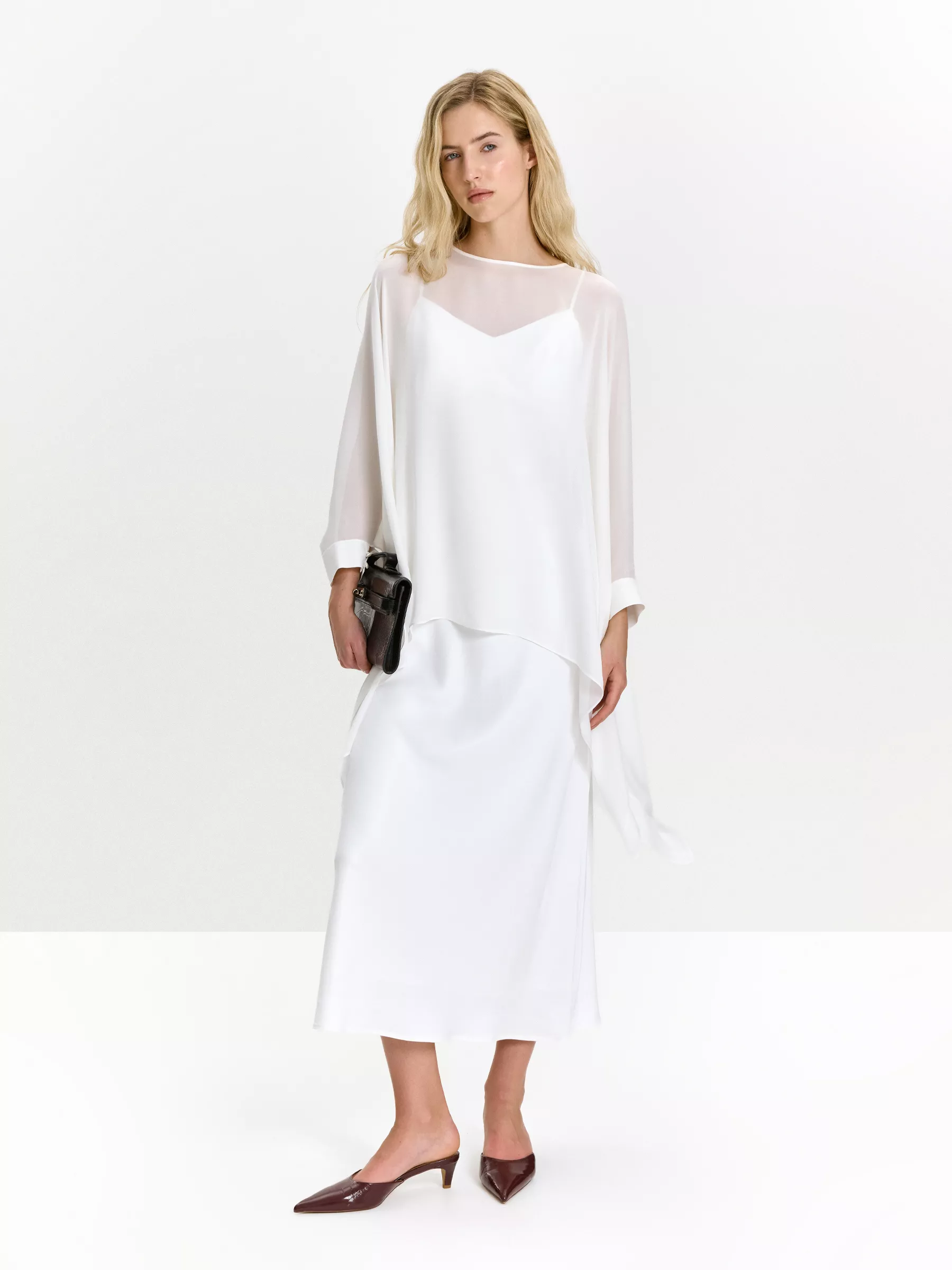 Блузка B3318/pearl