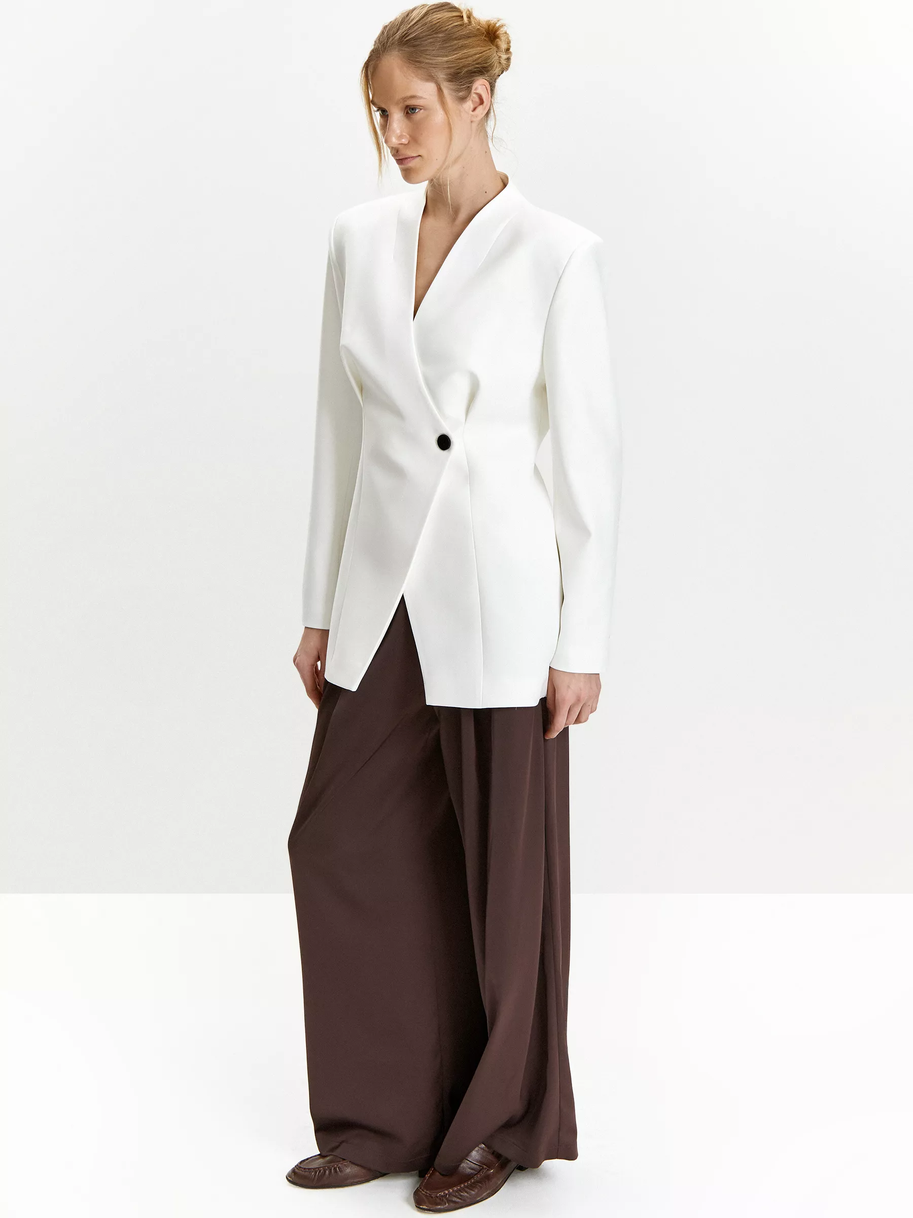 Жакет без лацканов