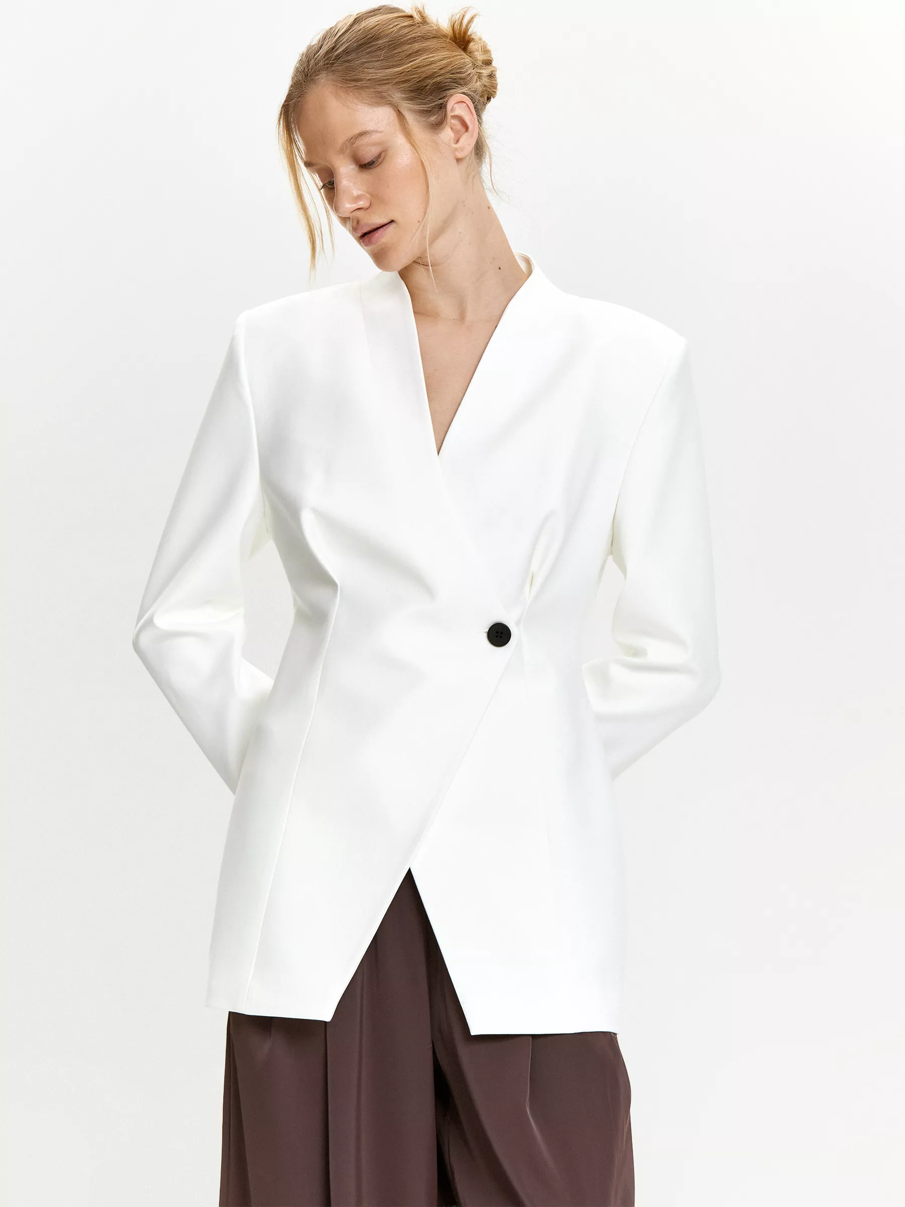 Жакет без лацканов