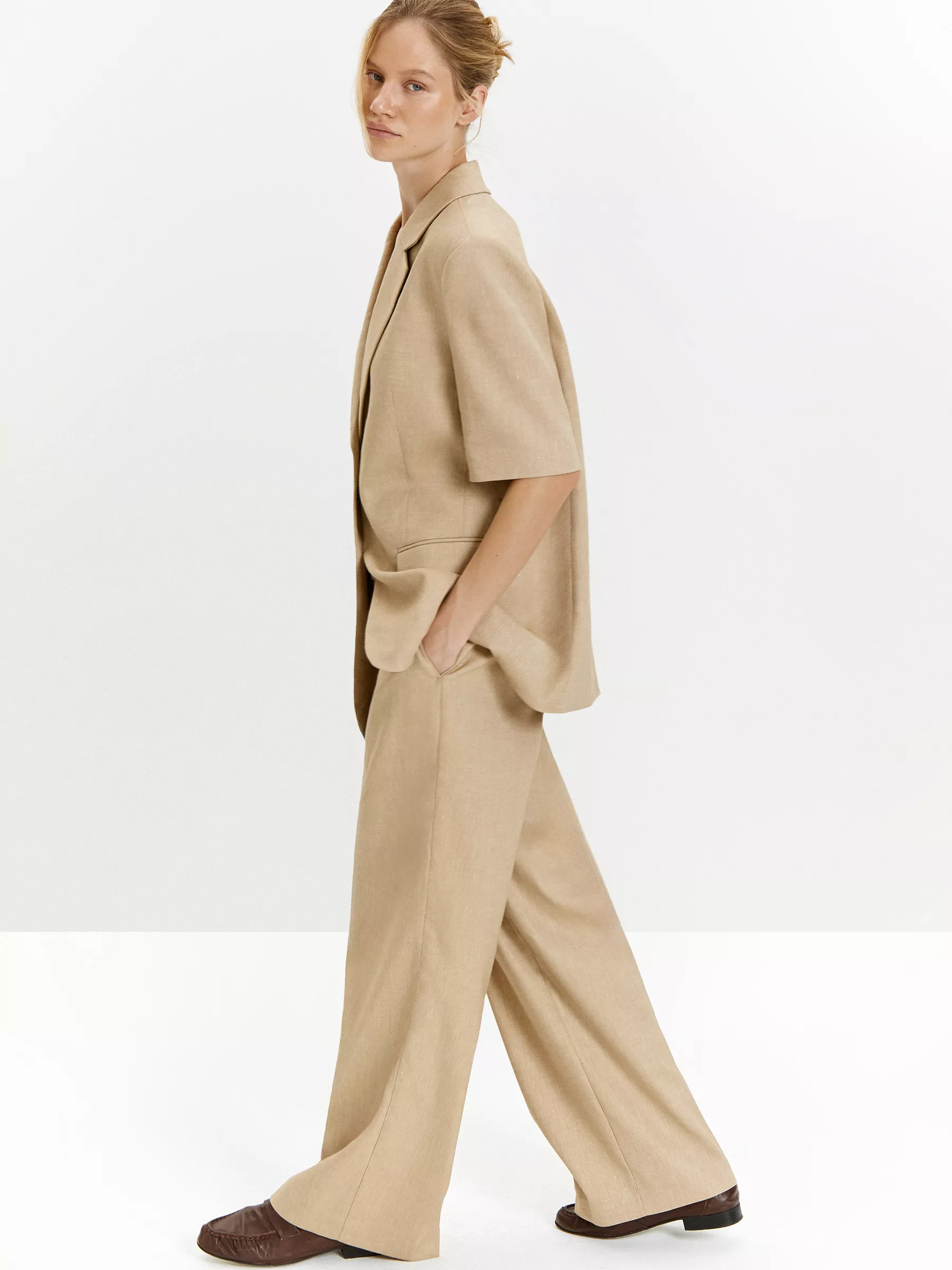 Брюки D510/grain