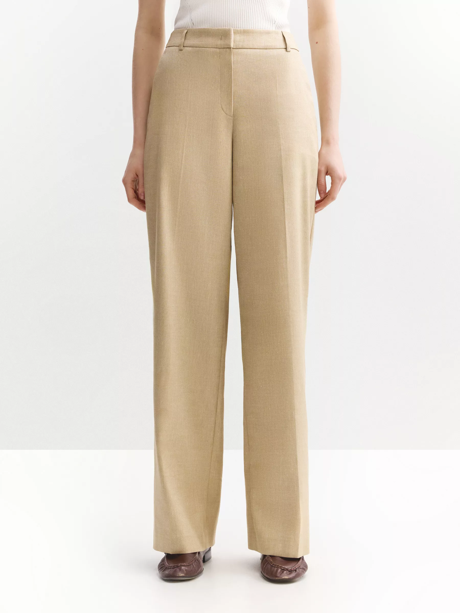 Брюки широкого кроя