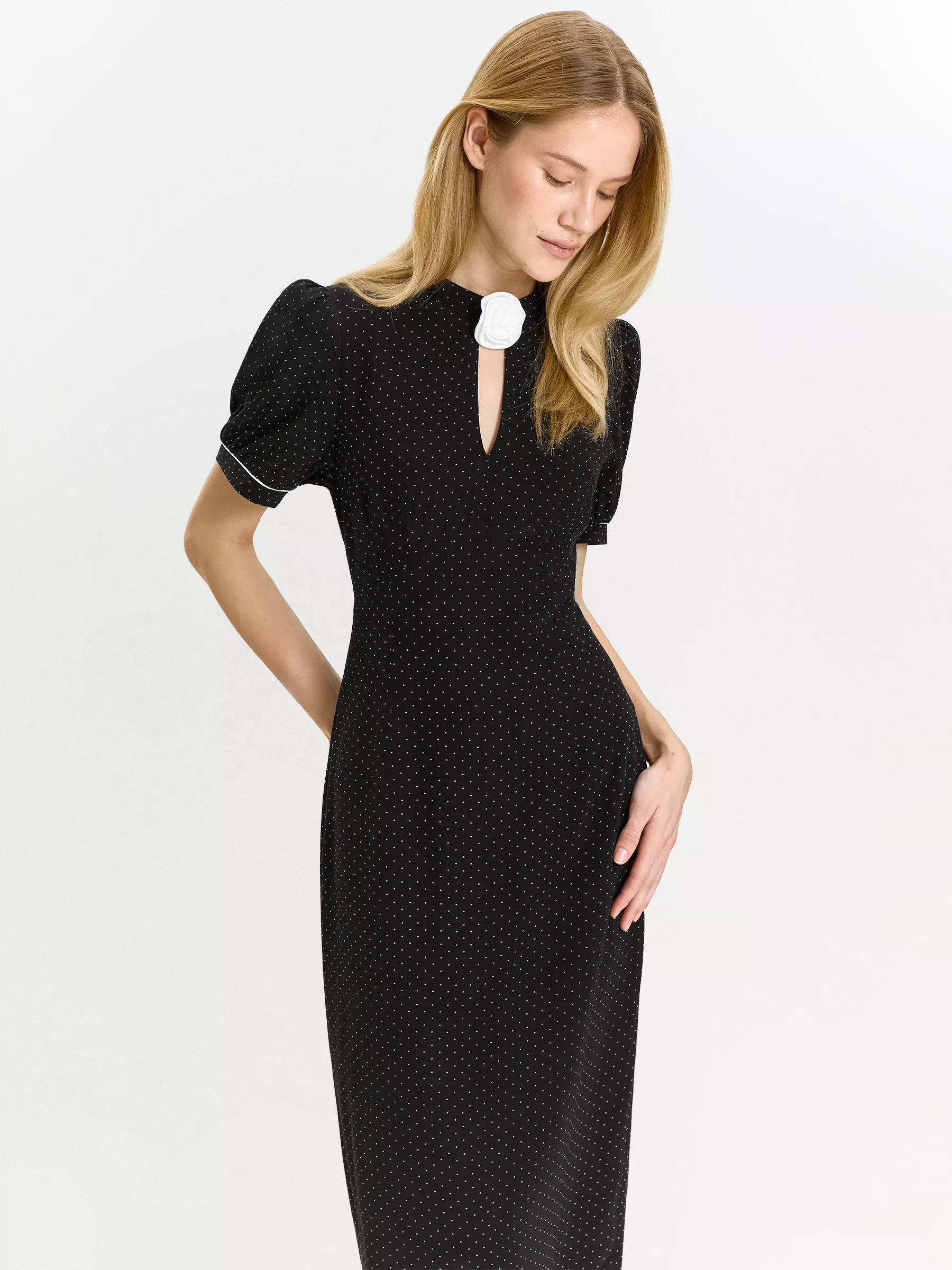 платье в горох