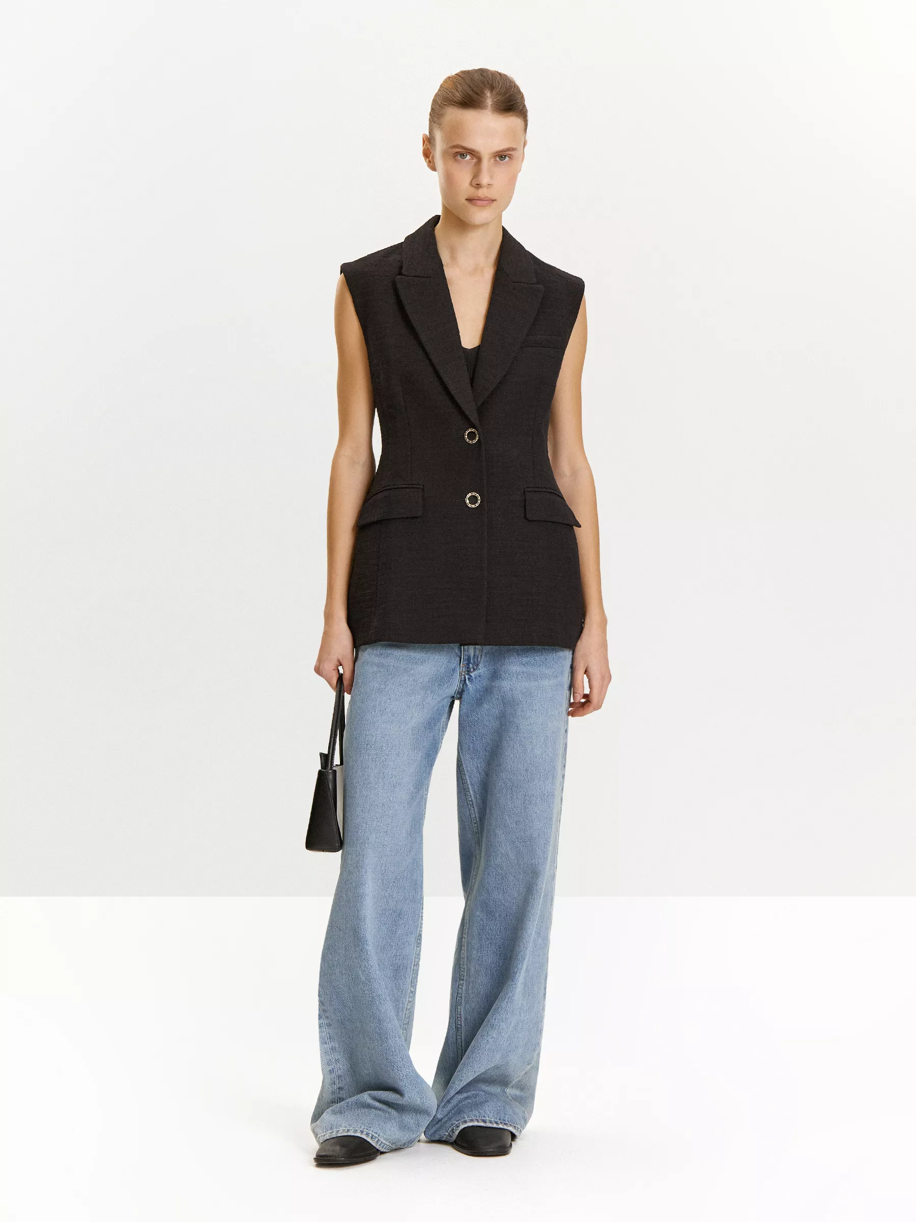 Жилет удлиненный