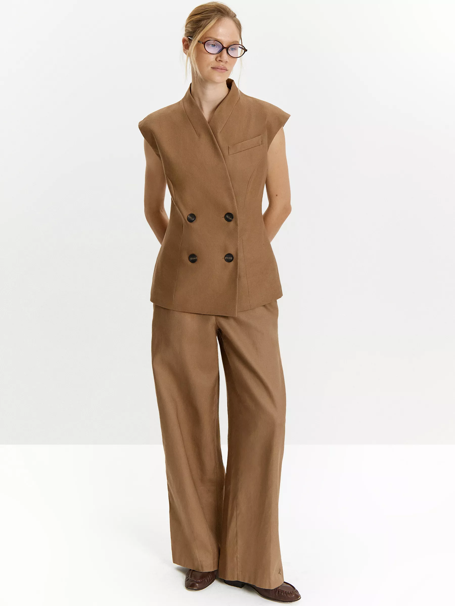 Жилет удлиненный