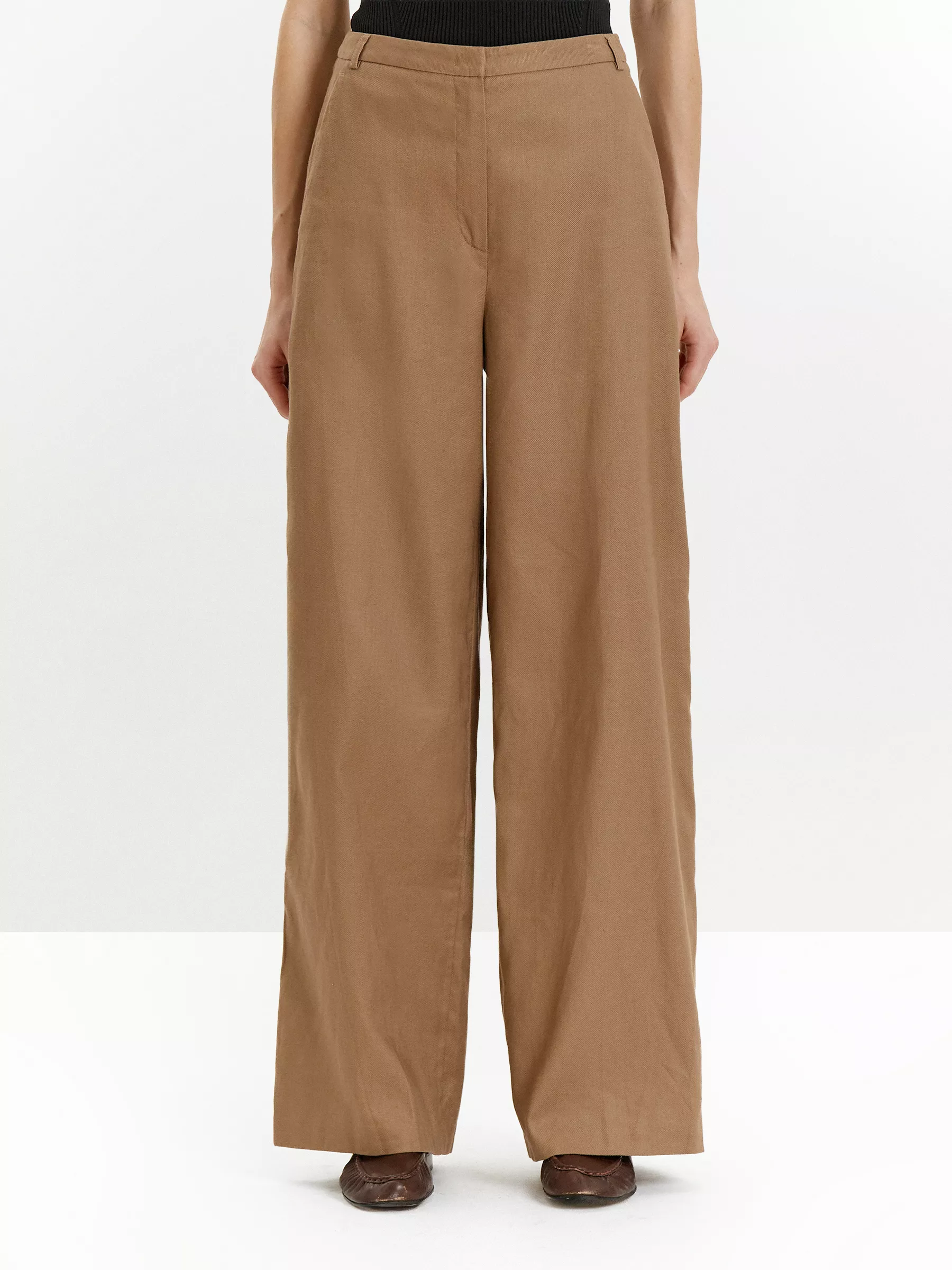 Брюки широкого кроя