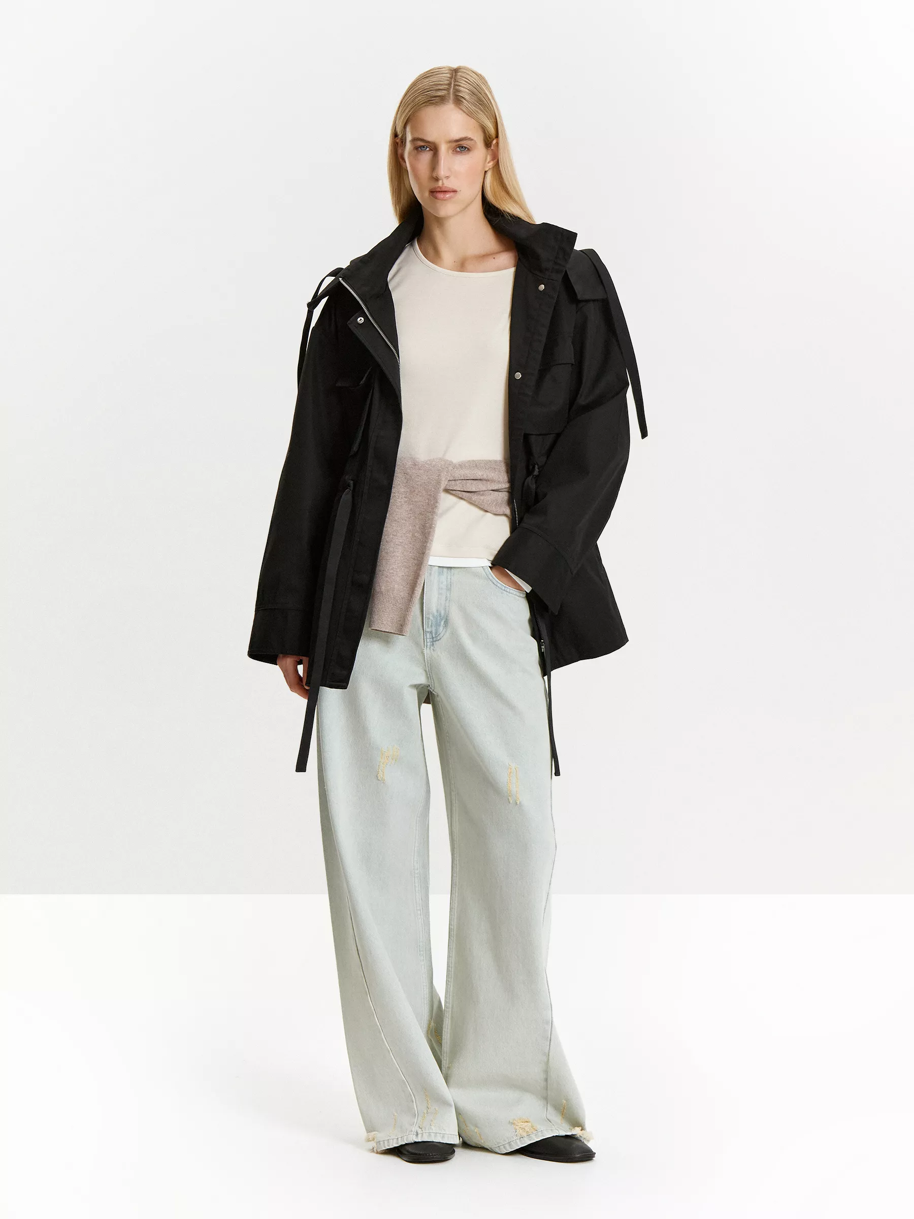 Лонгслив B3004/cendre