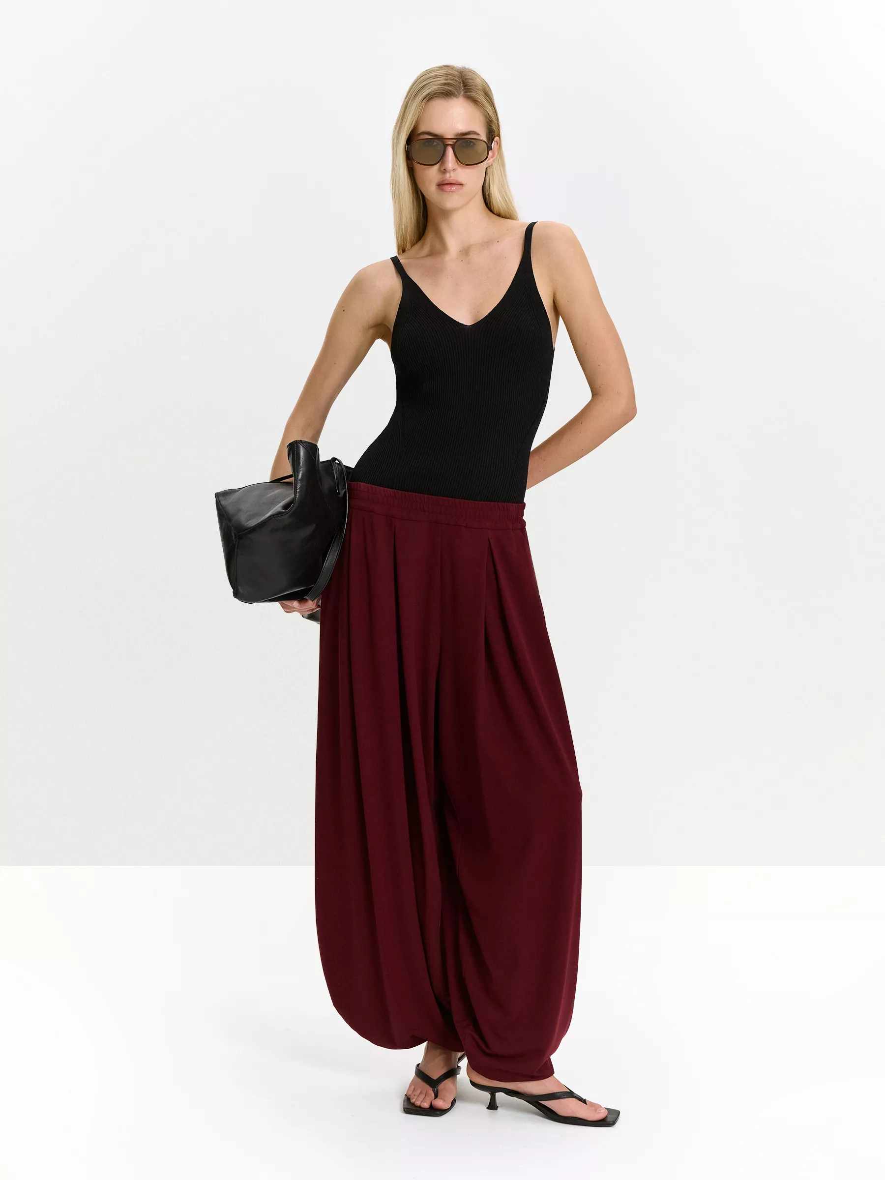 Брюки D511/cerise