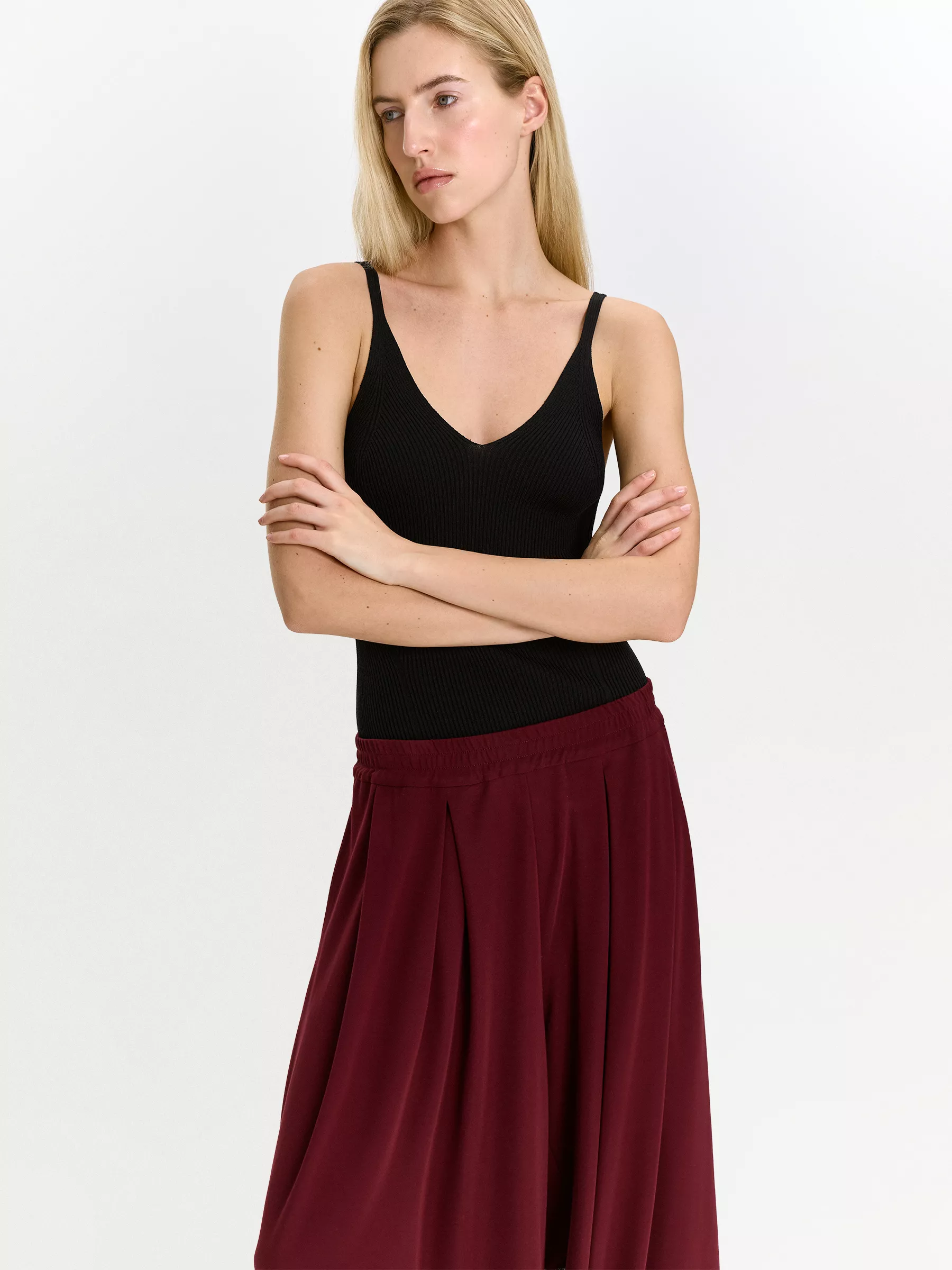 Брюки D511/cerise