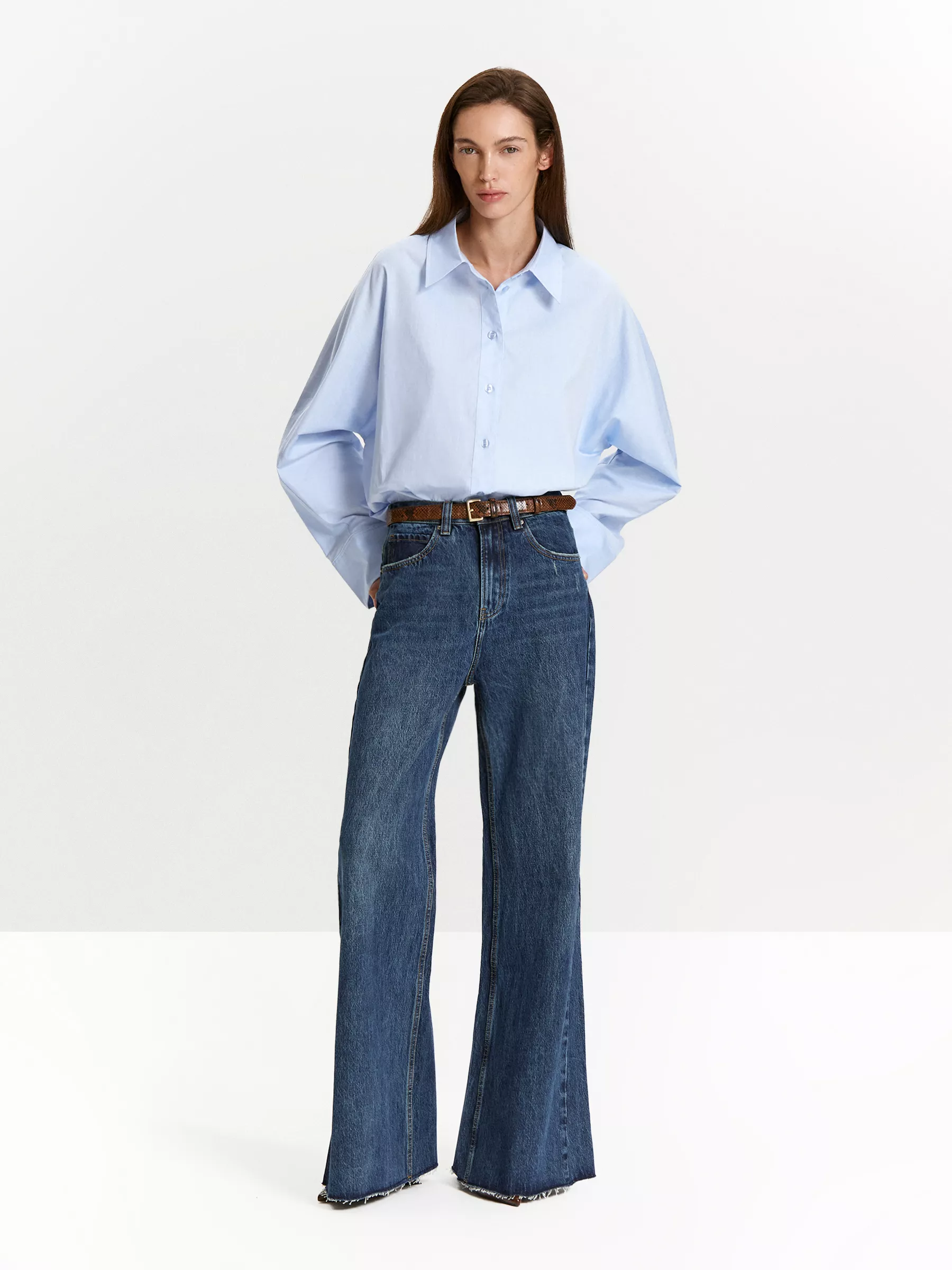 Рубашка B2986/delft