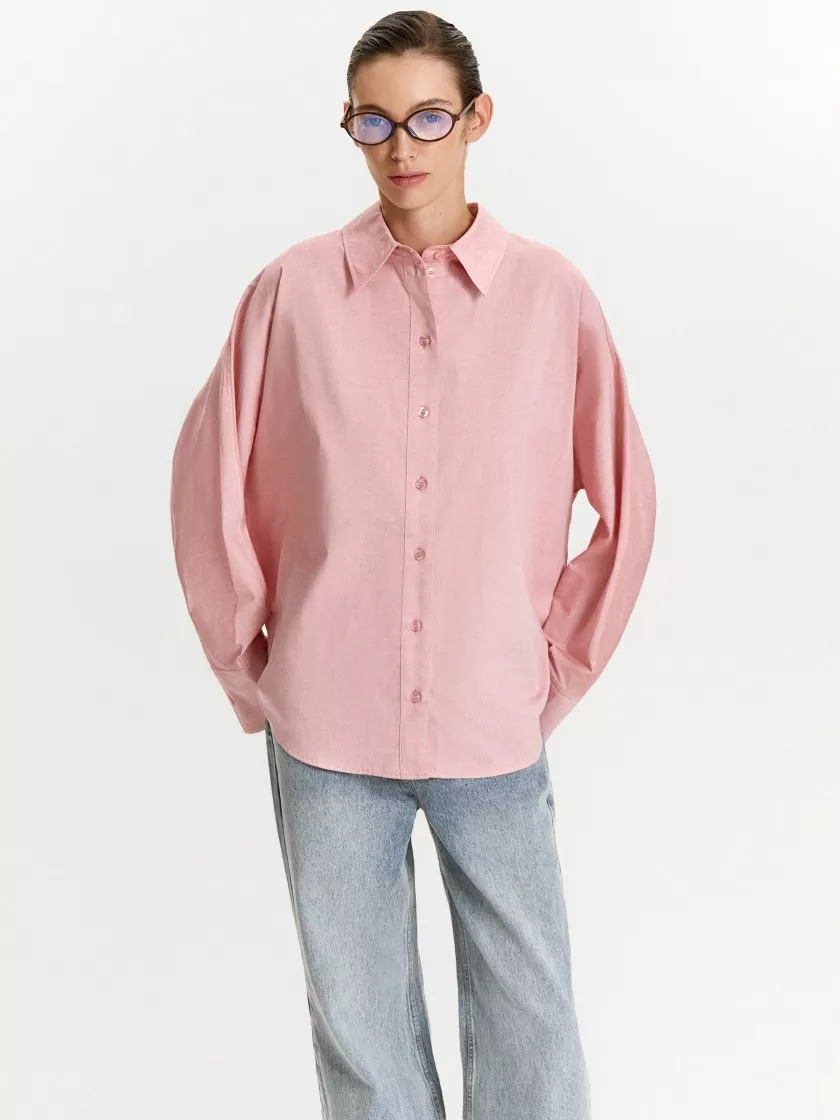 Рубашка B2986/pinkish