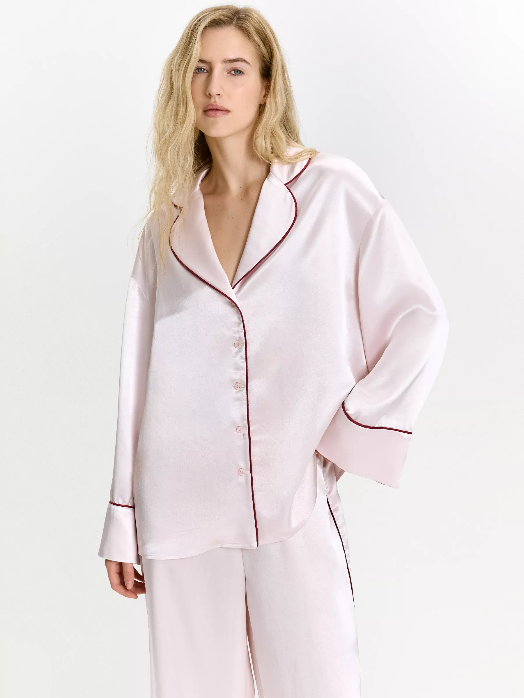 Рубашка однотонная